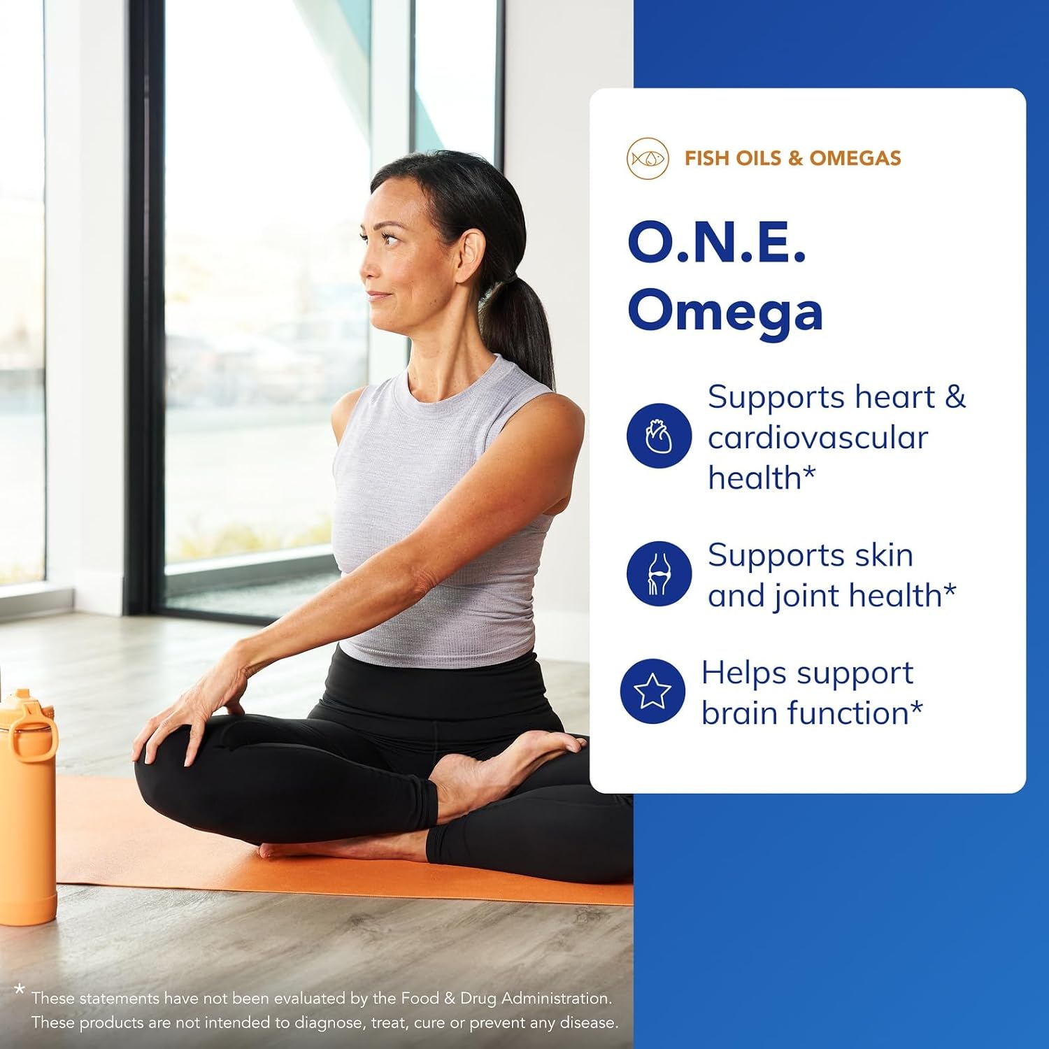 Pure Encapsulations O.N.E. Omega - Fish Oil Supplement for Heart Health, Joints, Skin, Eyes, and Cognition* - Fish Oil Concentrate with EPA and DHA - 60 Softgel Capsules | Fish Oil Supplement for Heart Health, Joints, Skin, and Cognition*, Omega-3 Acids