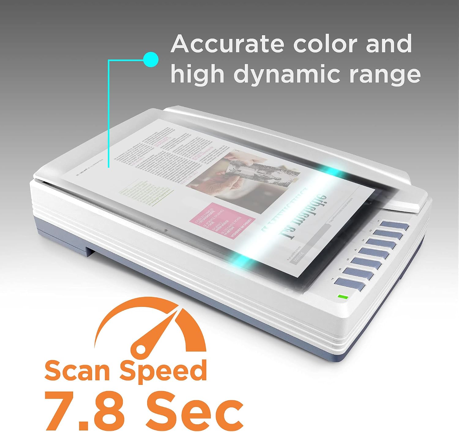 Plustek OpticPro A320E Large Format Flatbed Scanner - 12" x 17" / A3 Size