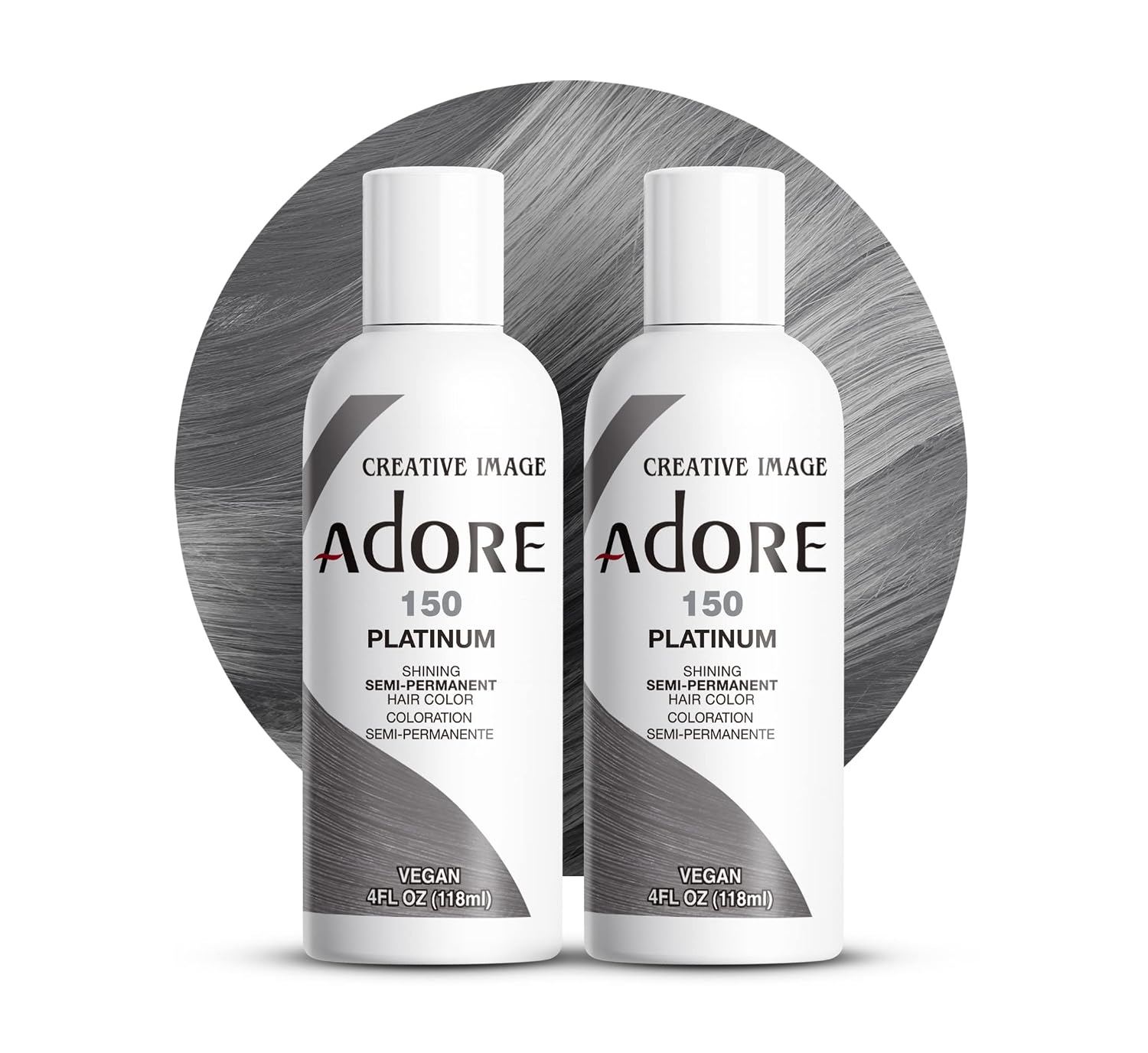 Adore Semi Permanent Hair Color, 107 Mocha, 4 Fl Oz | Vegan & Cruelty-Free Brown Hair Dye | No Ammonia, No Peroxide, No Alcohol