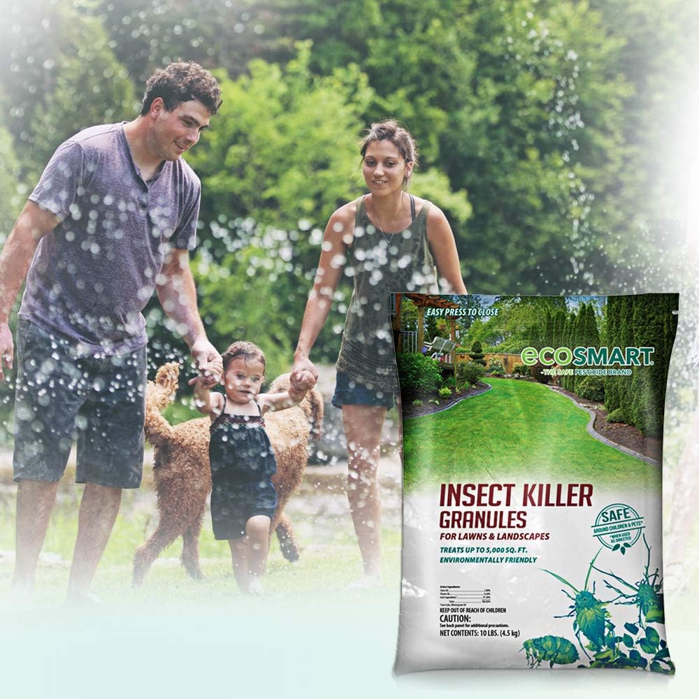 EcoSMART Insect Killer Granules for Lawns & Landscapes, 10 lb Bag, Plant-Based Pest Control with Clove & Thyme Oil