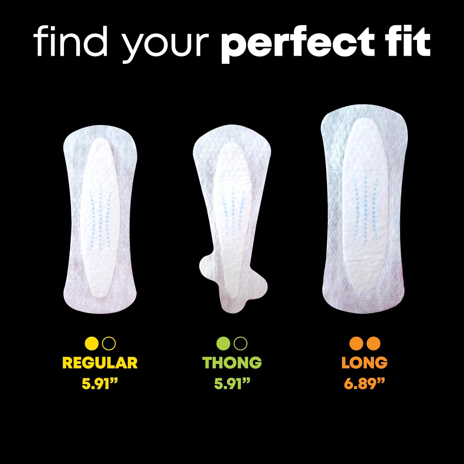 U by Kotex Balance Daily Panty Liners, Wrapped, Light Absorbency, Regular Length, 50 Count (Packaging May Vary)