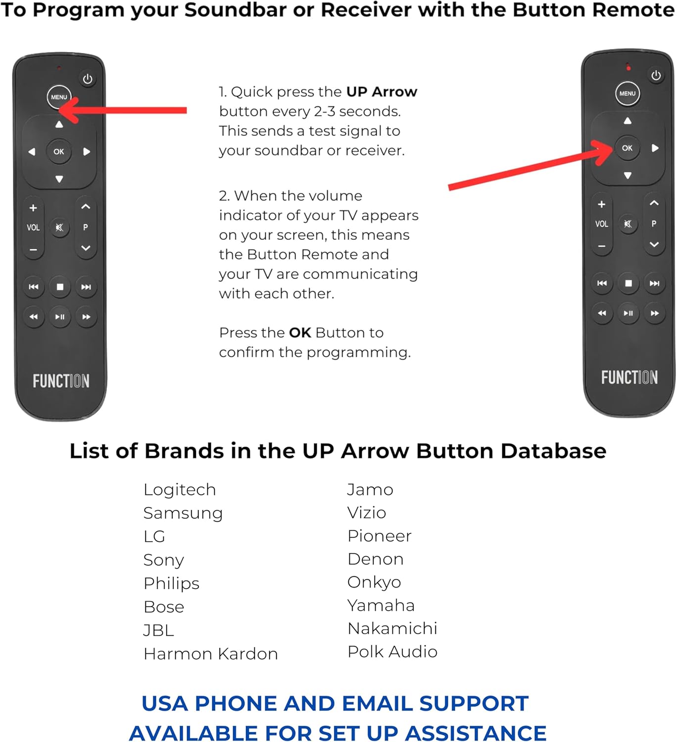 Function101 Button Remote for Apple TV (Infrared Edition) — Apple TV Replacement Remote for Apple TV 4K & All Models | Traditional Button Layout
