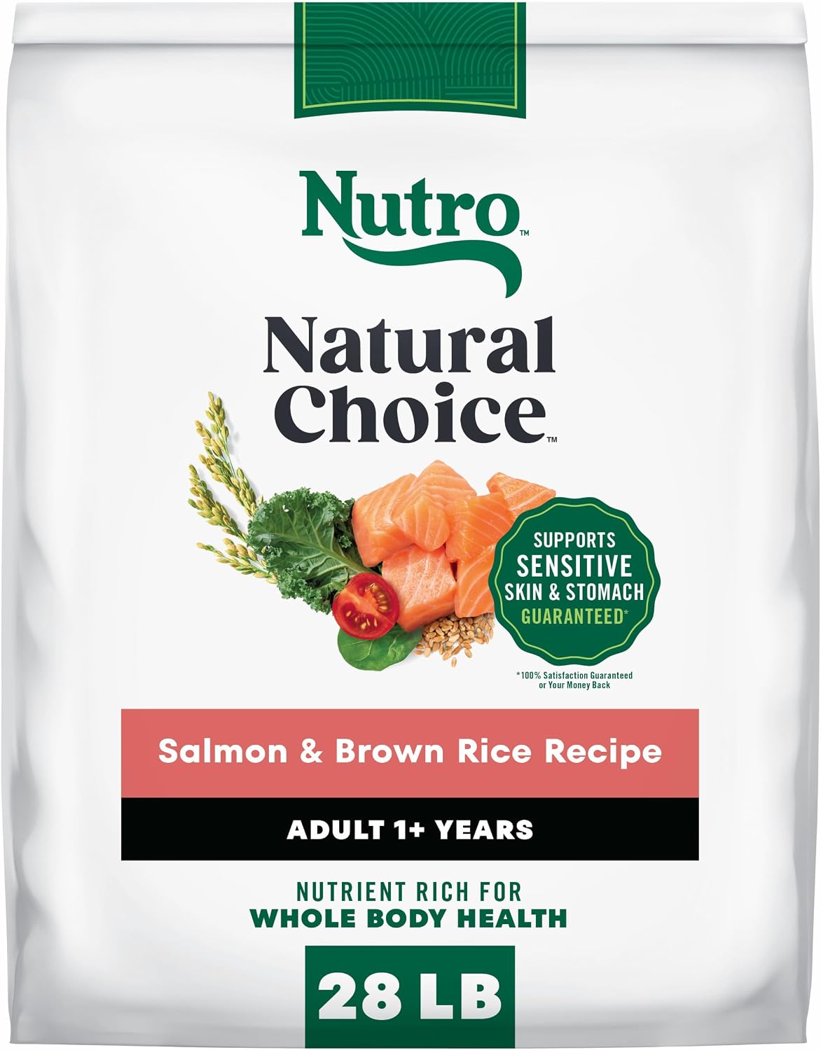 Nutro Natural Choice Adult Dry Dog Food, Chicken & Brown Rice Recipe, 5 lb | Non-GMO, Real chicken #1 ingredient, no corn, wheat, soy or chicken by-product meal, supports skin & coat/digestion/immunity