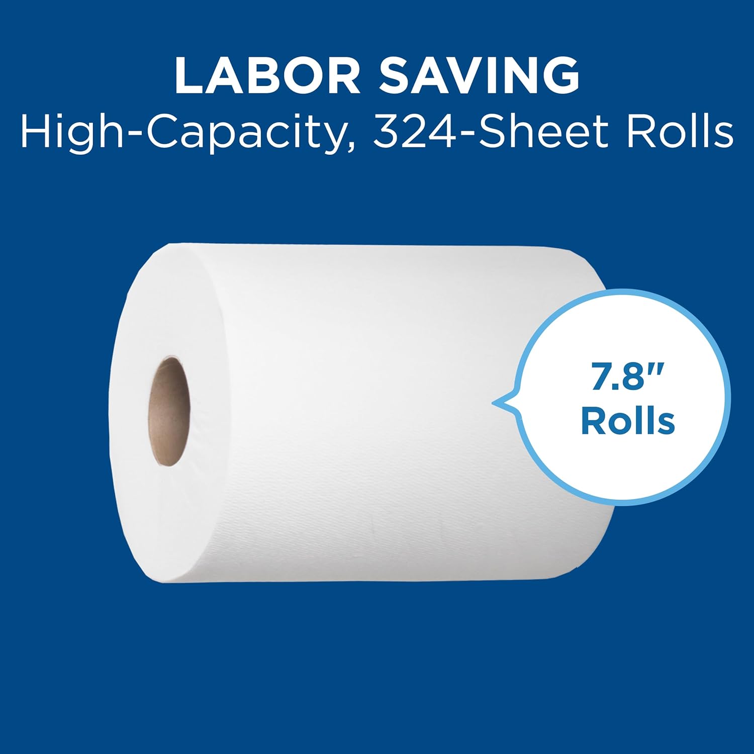 Georgia-Pacific SofPull Centerpull Regular Premium Towel Dispenser Refills, Commercial Paper Towels, 324 Sheets Per Roll, 6 Rolls Per Case, White