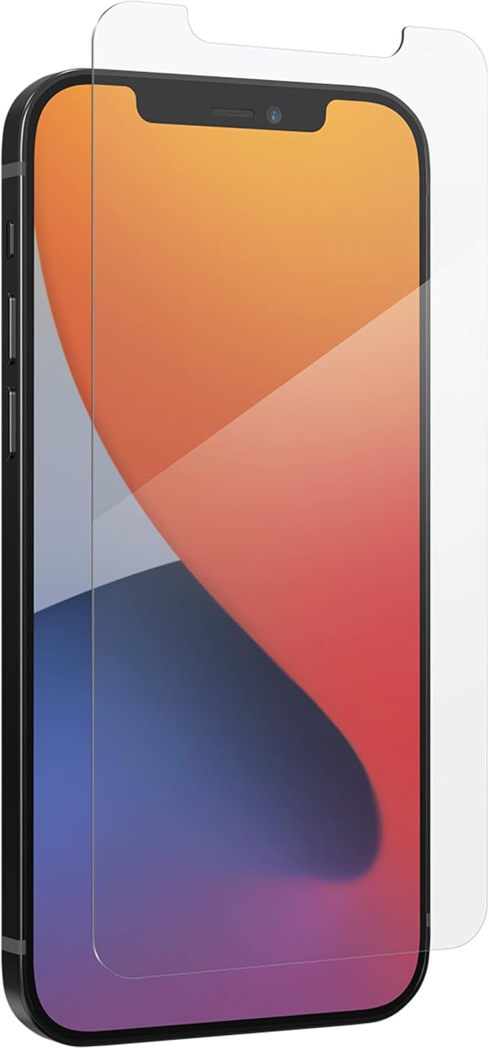 ZAGG Glass Elite VisionGuard+ Screen Protector - iPhone 12 Mini - Impact Protection, Scratch, Fingerprint, Smudge, InvisibleShield, Oil Resistant