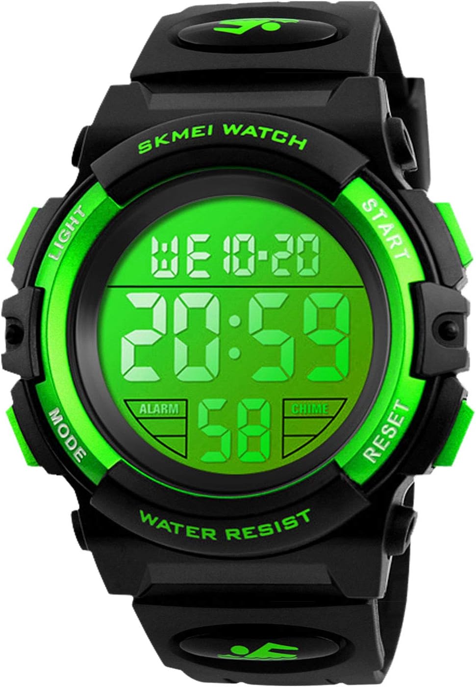 cofuo Kids Digital Watch for Boys Girls, Boys Watches Ages 3-17,Sport Outdoor Watch for Kid, 50M Waterproof Analog Multifunctional Chronograph LED Alarm Stopwatch Silicone Band, Kids Gift