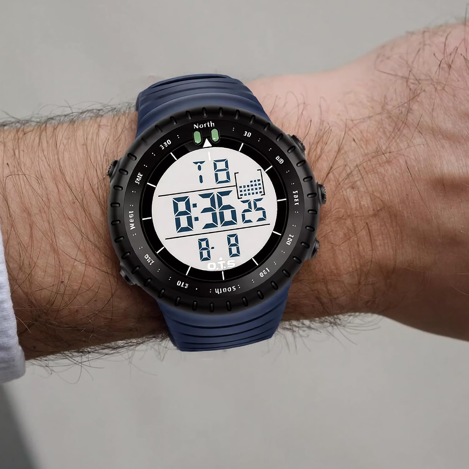 PALADA Men's Digital Sports Watch Waterproof Tactical Watch with LED Backlight Watches for Men