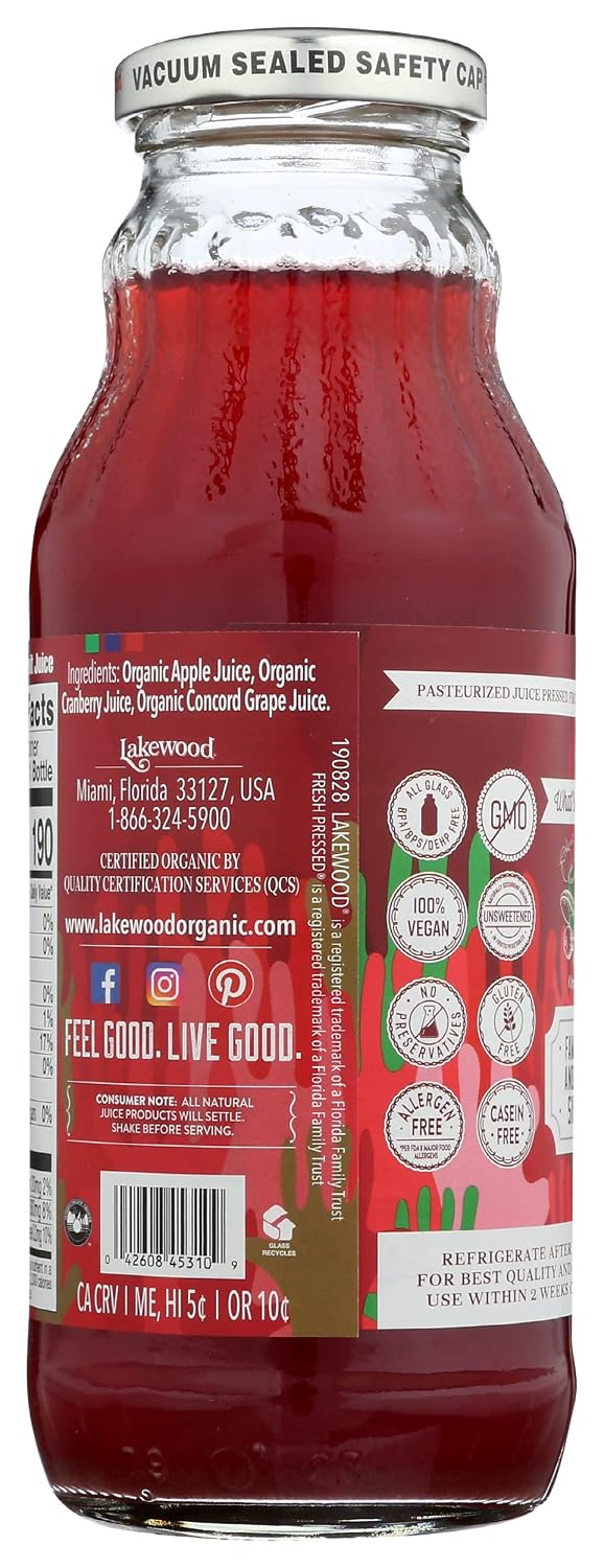 Lakewood Organic Fresh Blends Papaya (1 X 32 FL OZ)