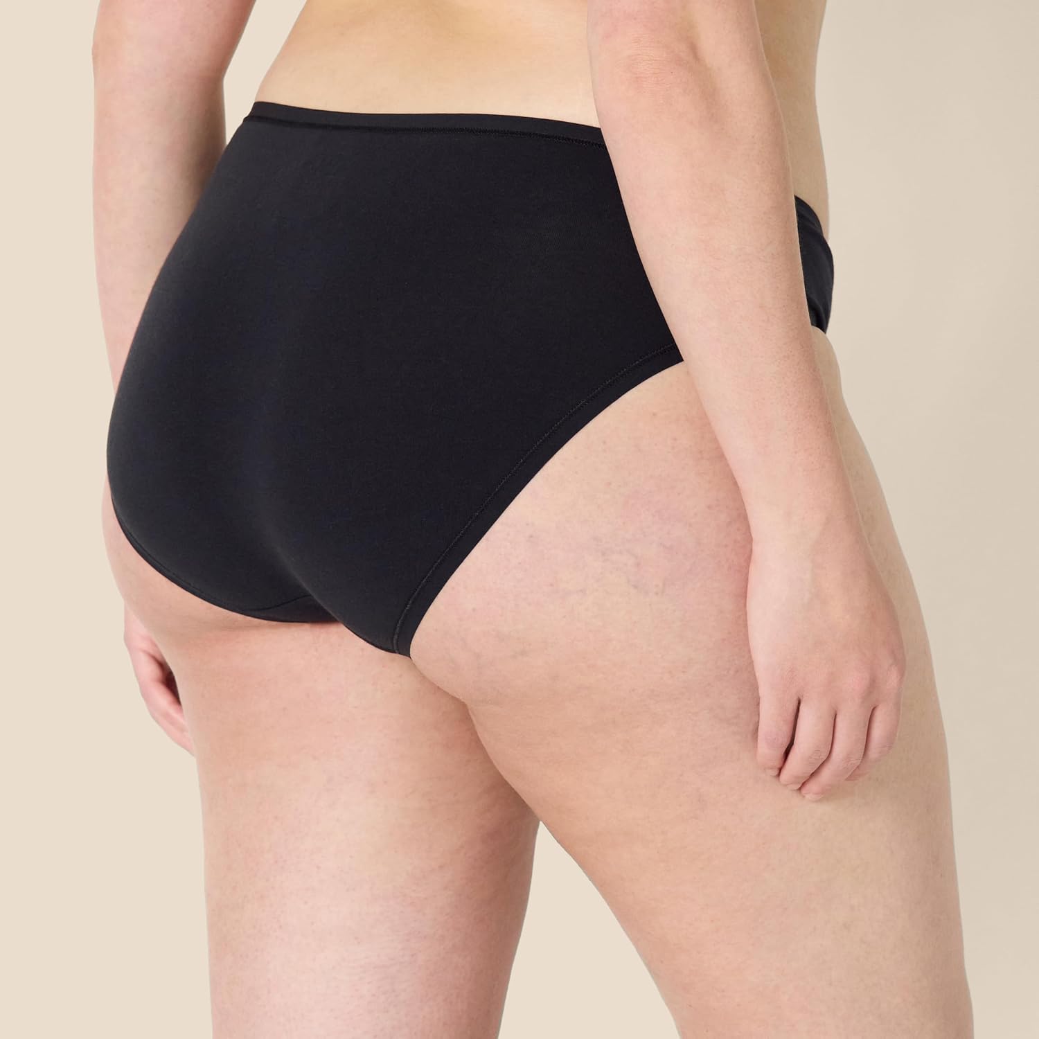 Amazon Essentials Women's Cotton Spandex Bikini Brief Underwear (Available in Plus Size)