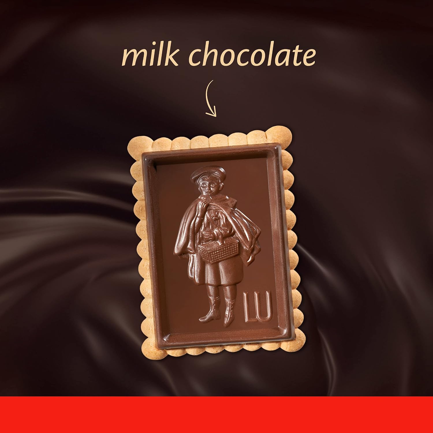 Lu Petit Ecolier European Milk Chocolate Biscuit Cookies, 5.29 oz | 6 Cookies Per Pack, Individually Wrapped