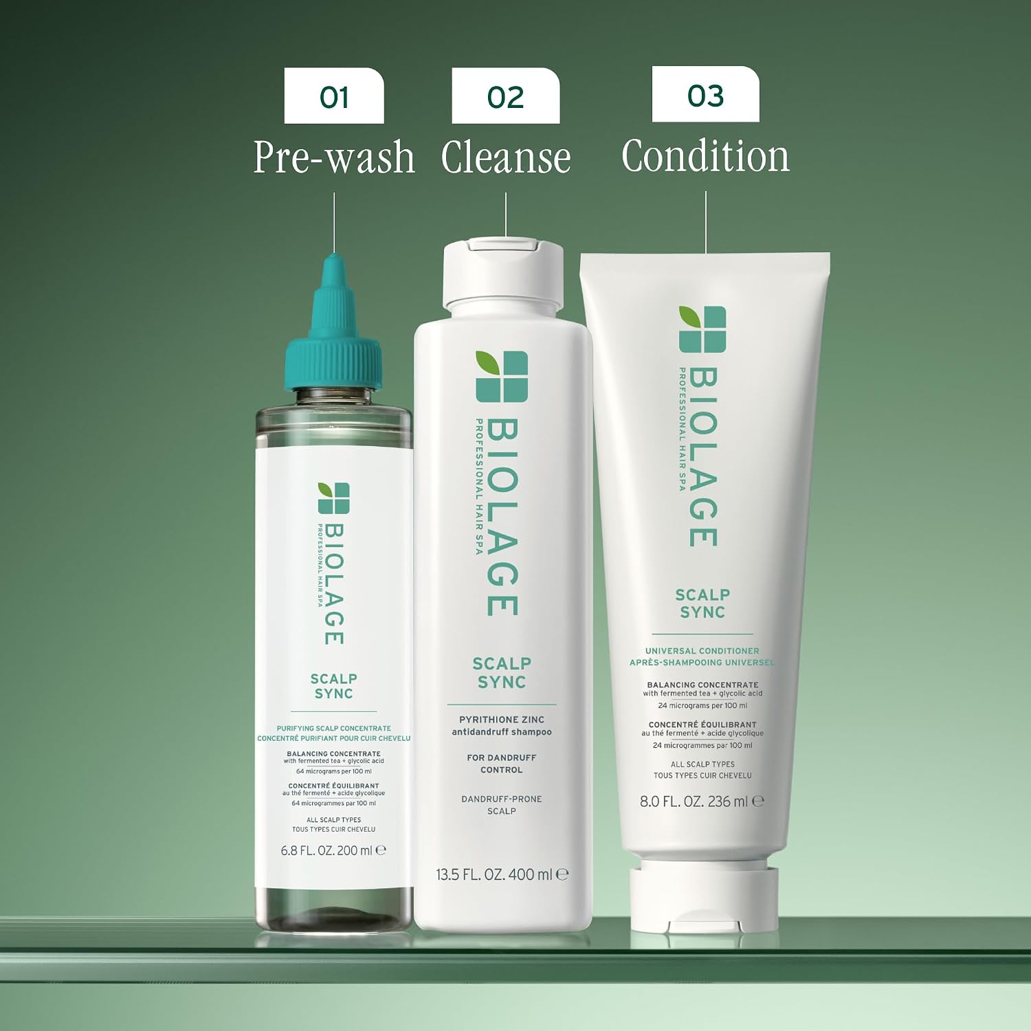 Biolage Scalp Sync Anti-Dandruff Shampoo – Controls Dandruff | Controls Itchy Scalp, Cleanses Hair, Moisturizing, Dandruff Relief, For Scalp and Hair Health, Vegan & Cruelty-Free