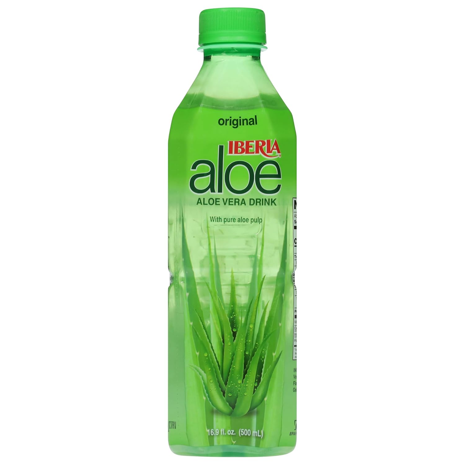 Iberia Aloe Vera Juice Drink, Pineapple, 16.9 Fl Oz (Pack of 24)