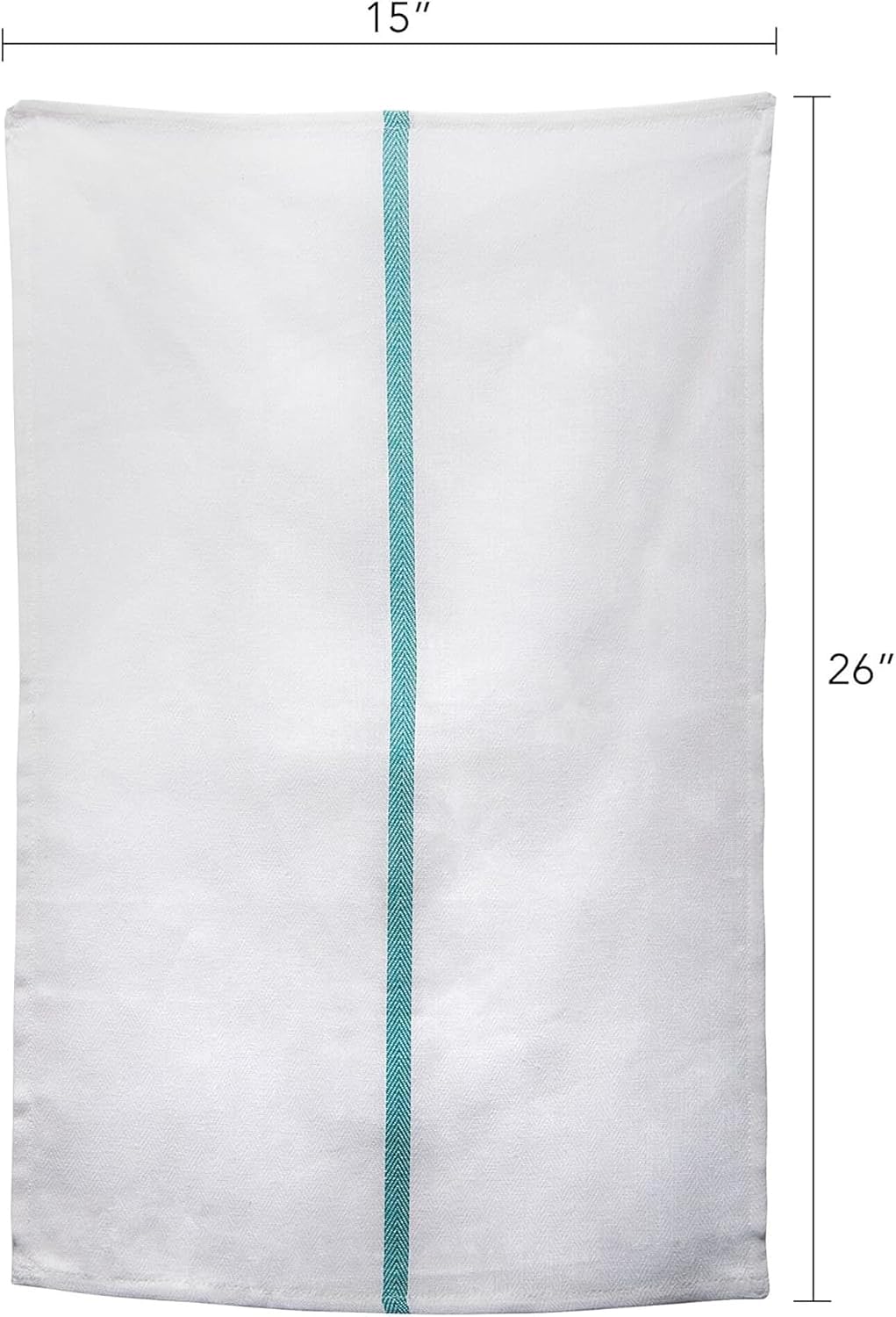 Diane 100% Cotton Barber Towels, 15"x26", Soft and Absorbent Multipurpose Towels for Salon, Spa, and Barber Shop Use, Machine Washable, White, 12 Pack