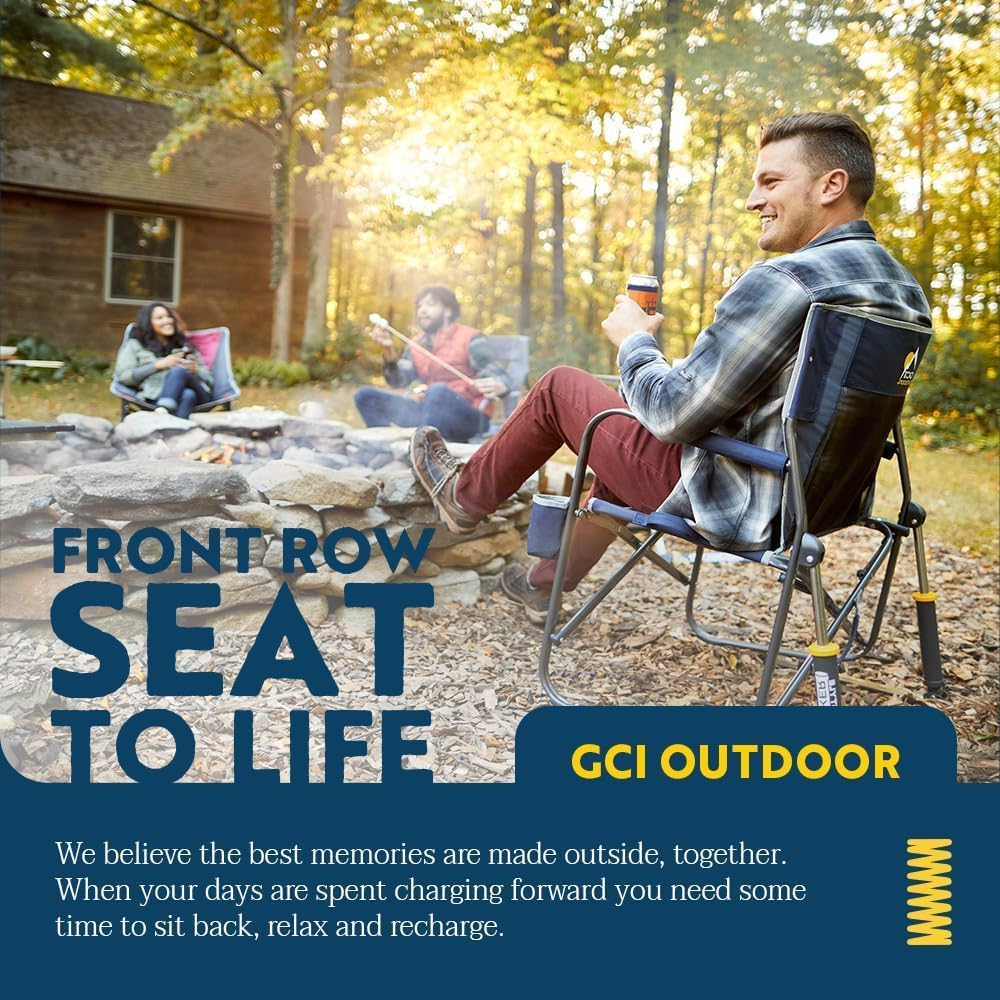 GCI Outdoor Freestyle Rocker Camping Chair - Cinnamon