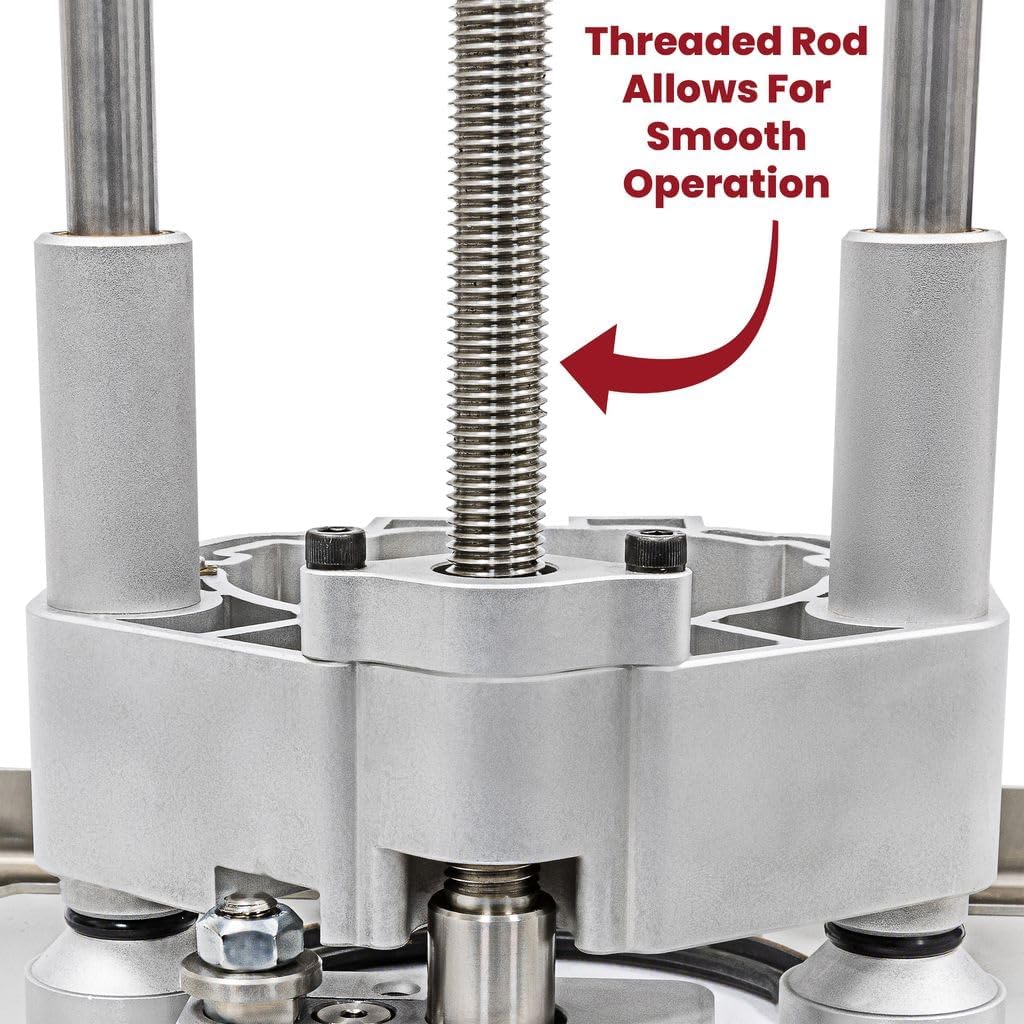 JessEm Rout-R-Lift 3.5XT Router Table Lift System for 3-1/2" Motors | Fits 3-1/2 in router motors and standard 9-1/4 x 11-3/4 router table openings