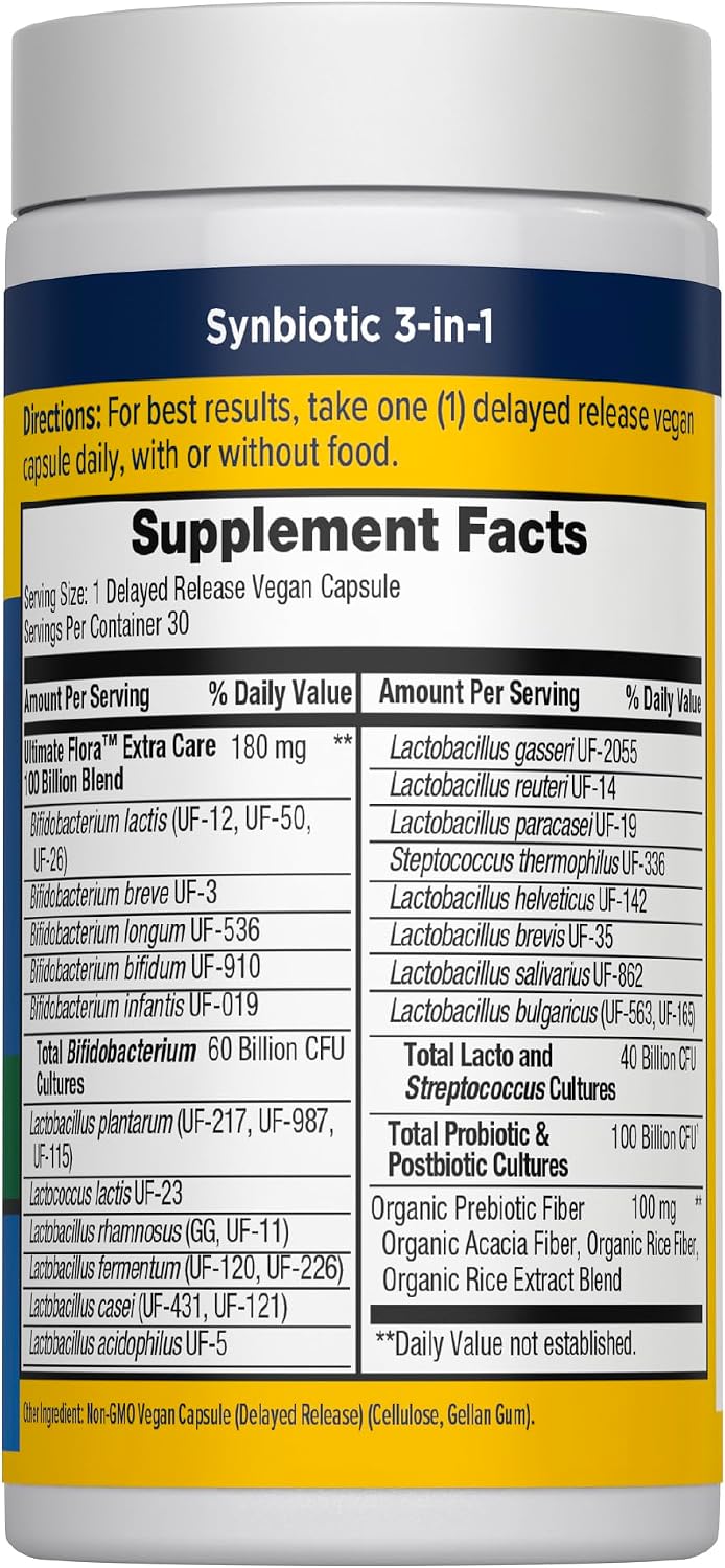 Renew Life Ultimate Flora Probiotic 80 Billion CFU | 31 Strains