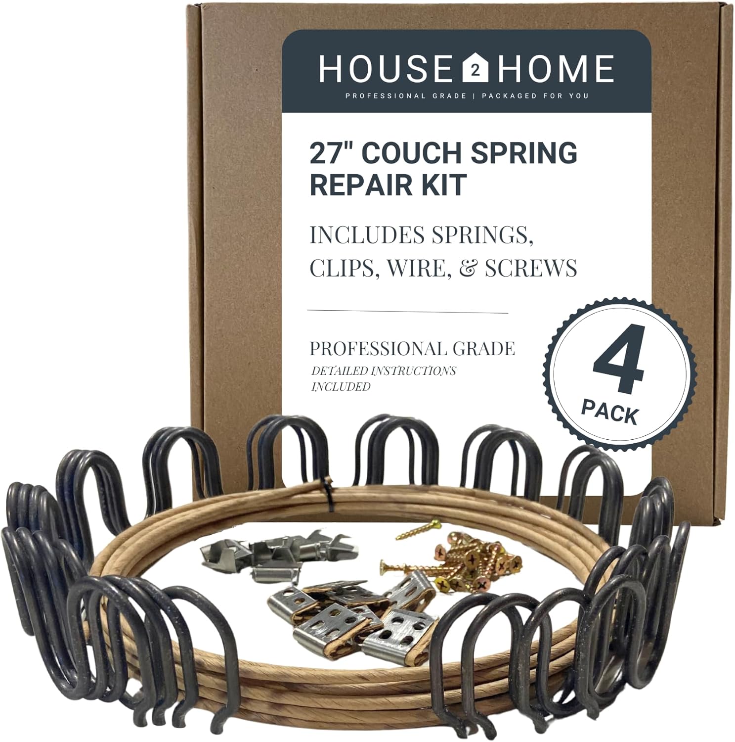 House2Home 18" Sofa Spring Repair Kit – Complete Couch Fix