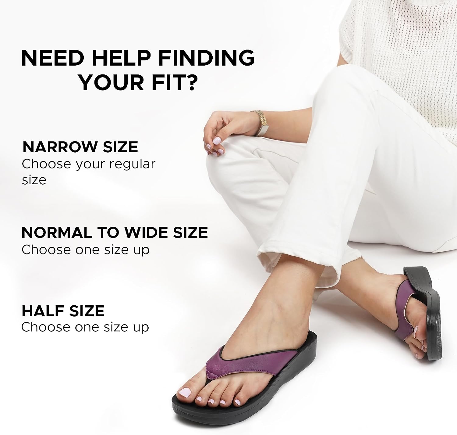 AEROTHOTIC Comfortable Arch Support Flip Flops for Women Orthotic Sandals
