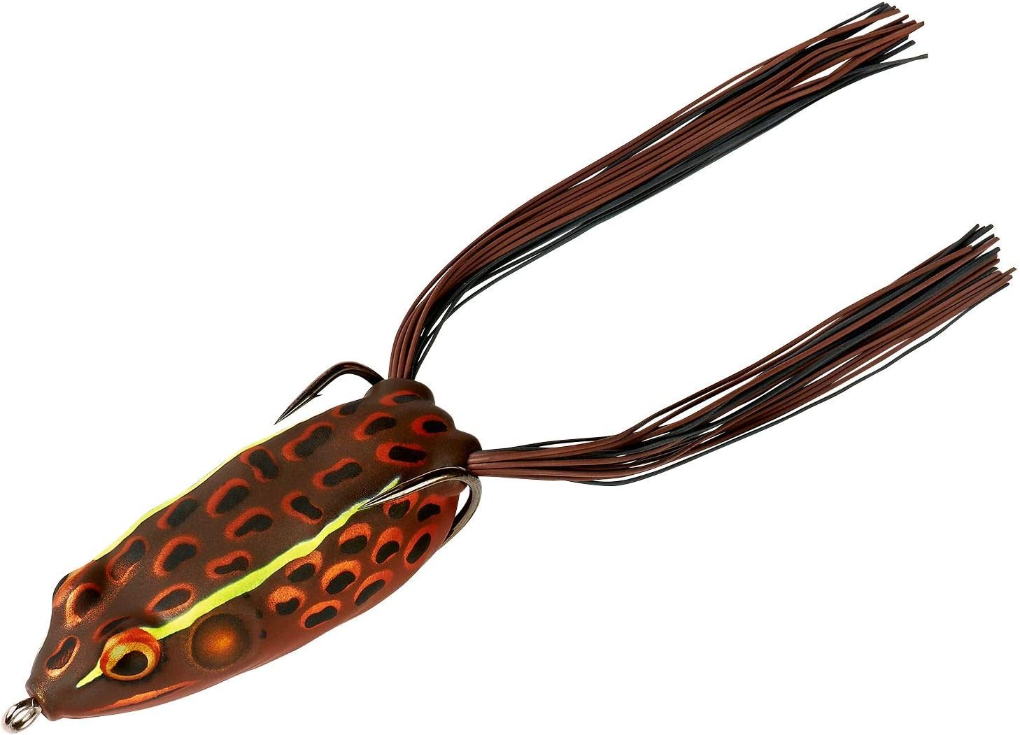 Booyah Pad Crasher Topwater Bass Fishing Hollow Body Frog Lure with Weedless Hooks