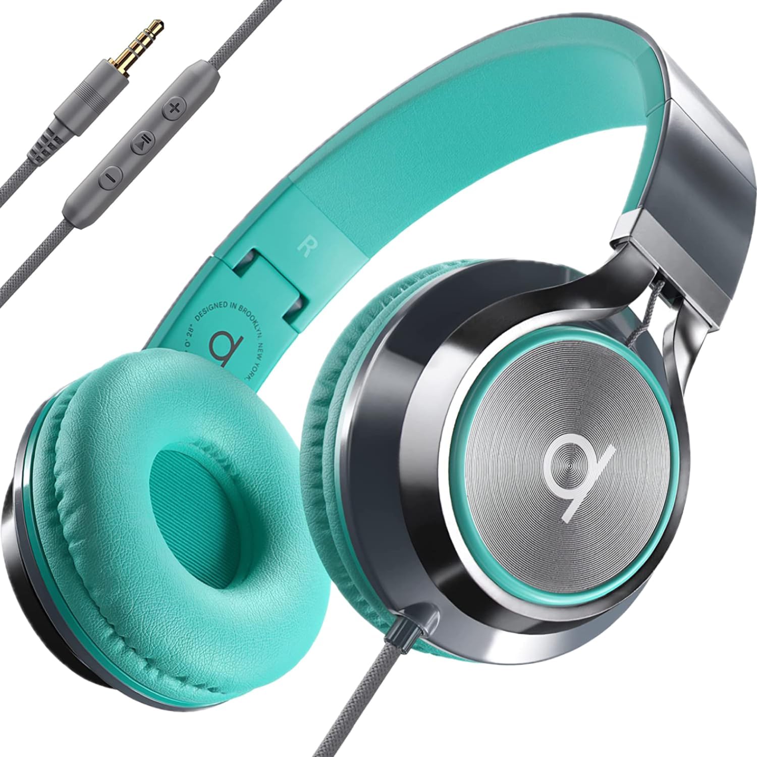 ARTIX Wired Headphones for Classroom & School with Microphone & Volume Control - Adults, Teens & Kids Headphones with Cord