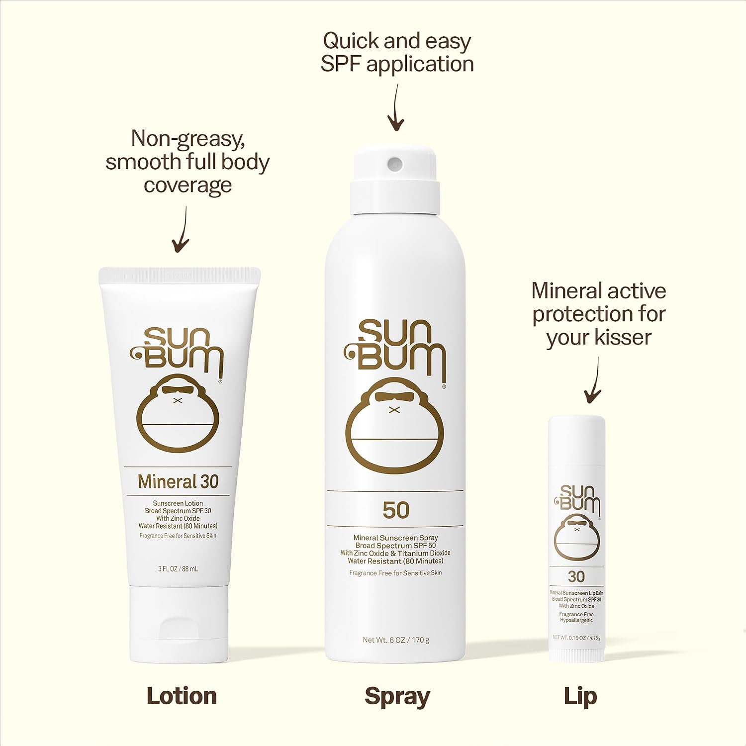 Sun Bum Mineral SPF 50 Face Stick Sunscreen - Travel Size, 0.45 oz | Broad Spectrum Sunscreen, for Sensative Skin, Vitamin E, Hawaii 104 Act Compliant (No Octinoxate & Oxybenzone)