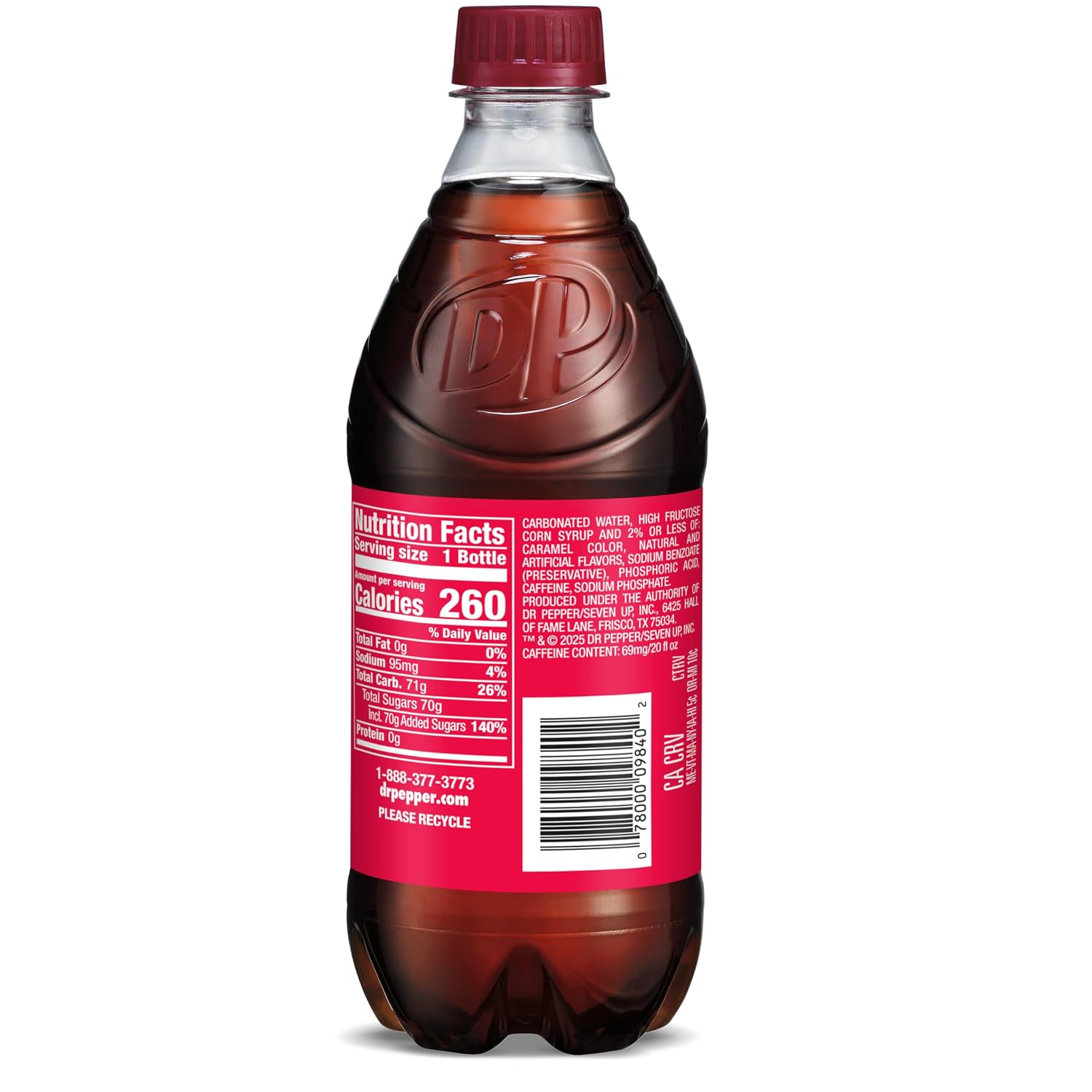 Dr Pepper, 6 PK, 24 Fl oz Bottles