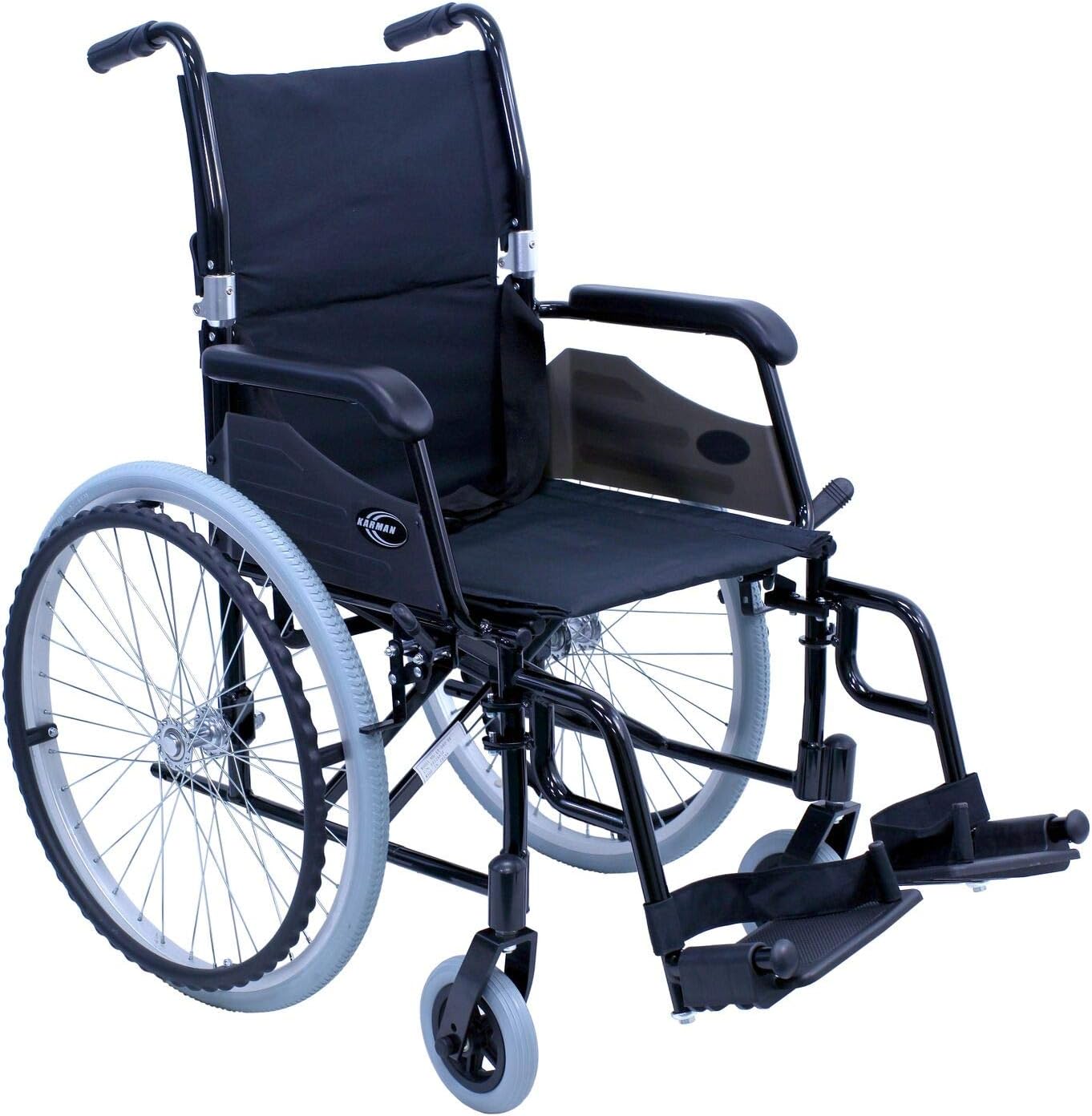 Karman 24 pounds LT-980 Ultra Lightweight Wheelchair, Black | 24 pounds