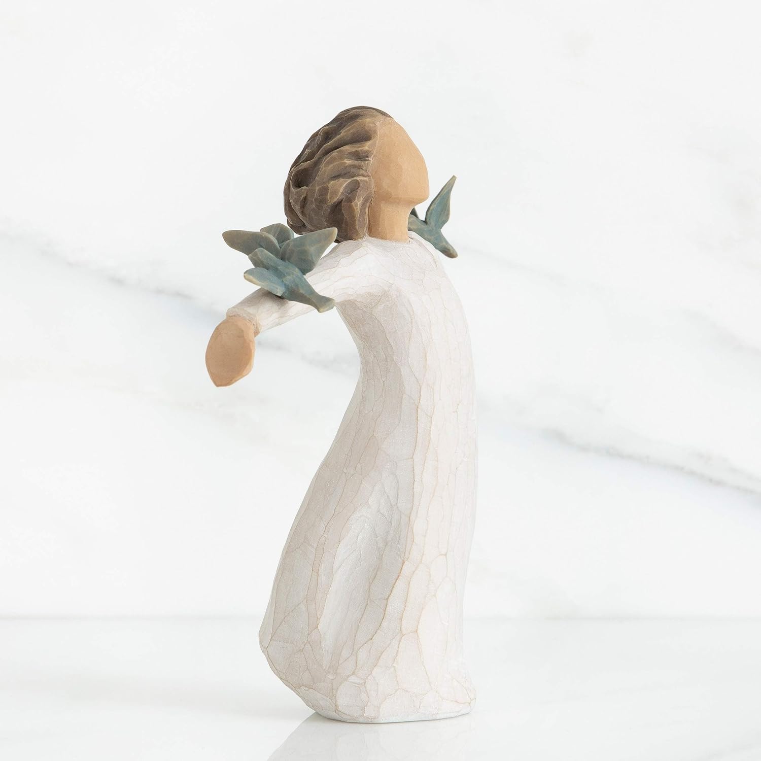 Willow Tree Happiness, Sculpted Hand-Painted Figure | Cast from a Susan Lordi Original Carving, Meaningful Keepsake Gift for Loved Ones, Display on Shelf, Table or Mantel