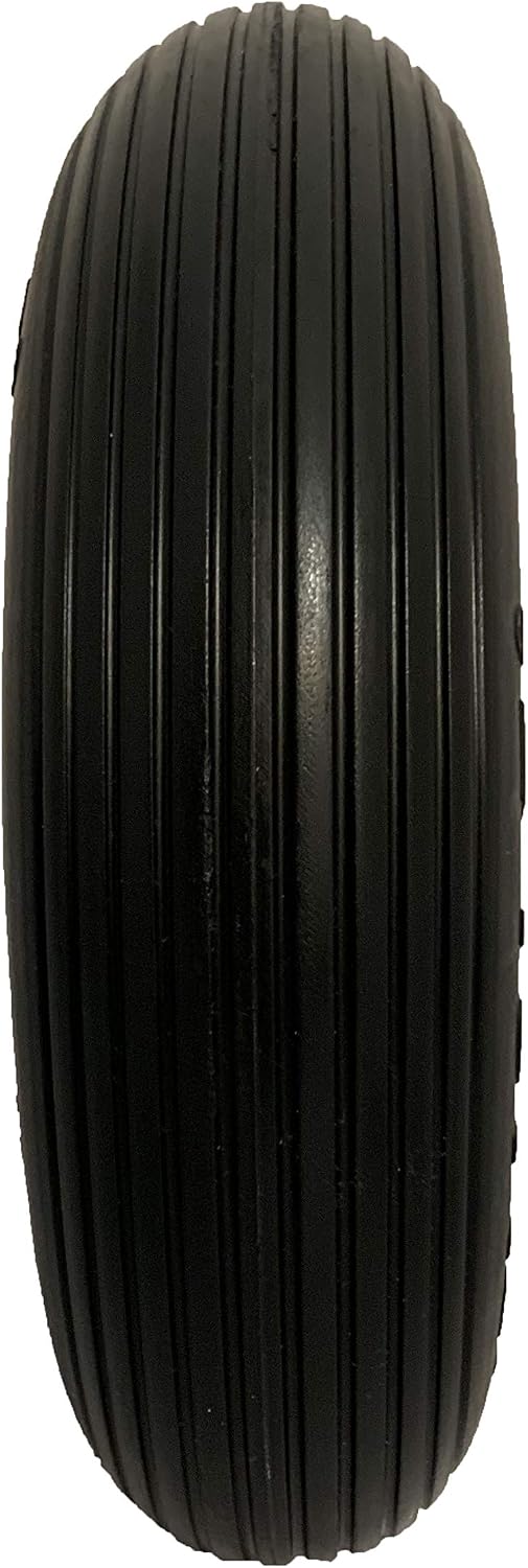 Easy Fit 4.00-6 Flat-Free Wheel Assembly for Residential Wheelbarrow