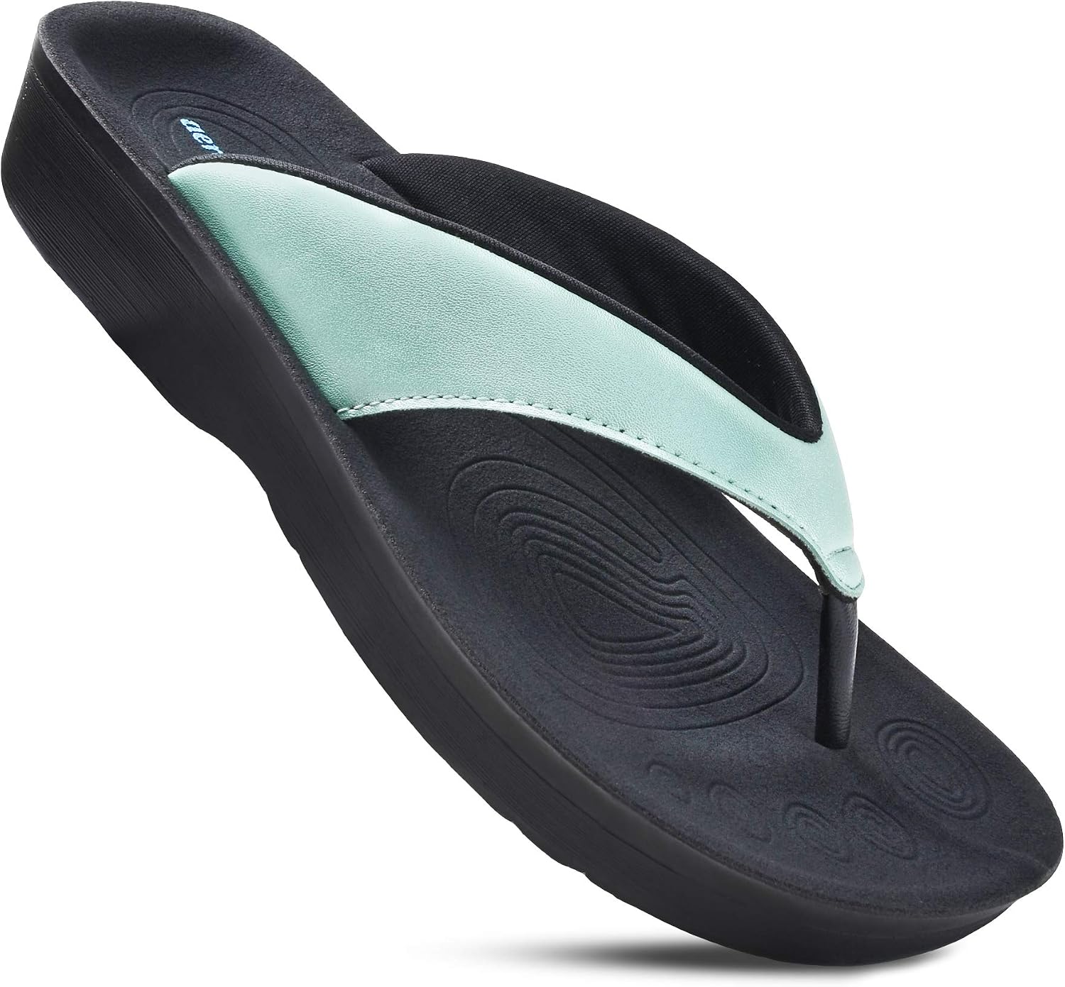 AEROTHOTIC Comfortable Arch Support Flip Flops for Women Orthotic Sandals