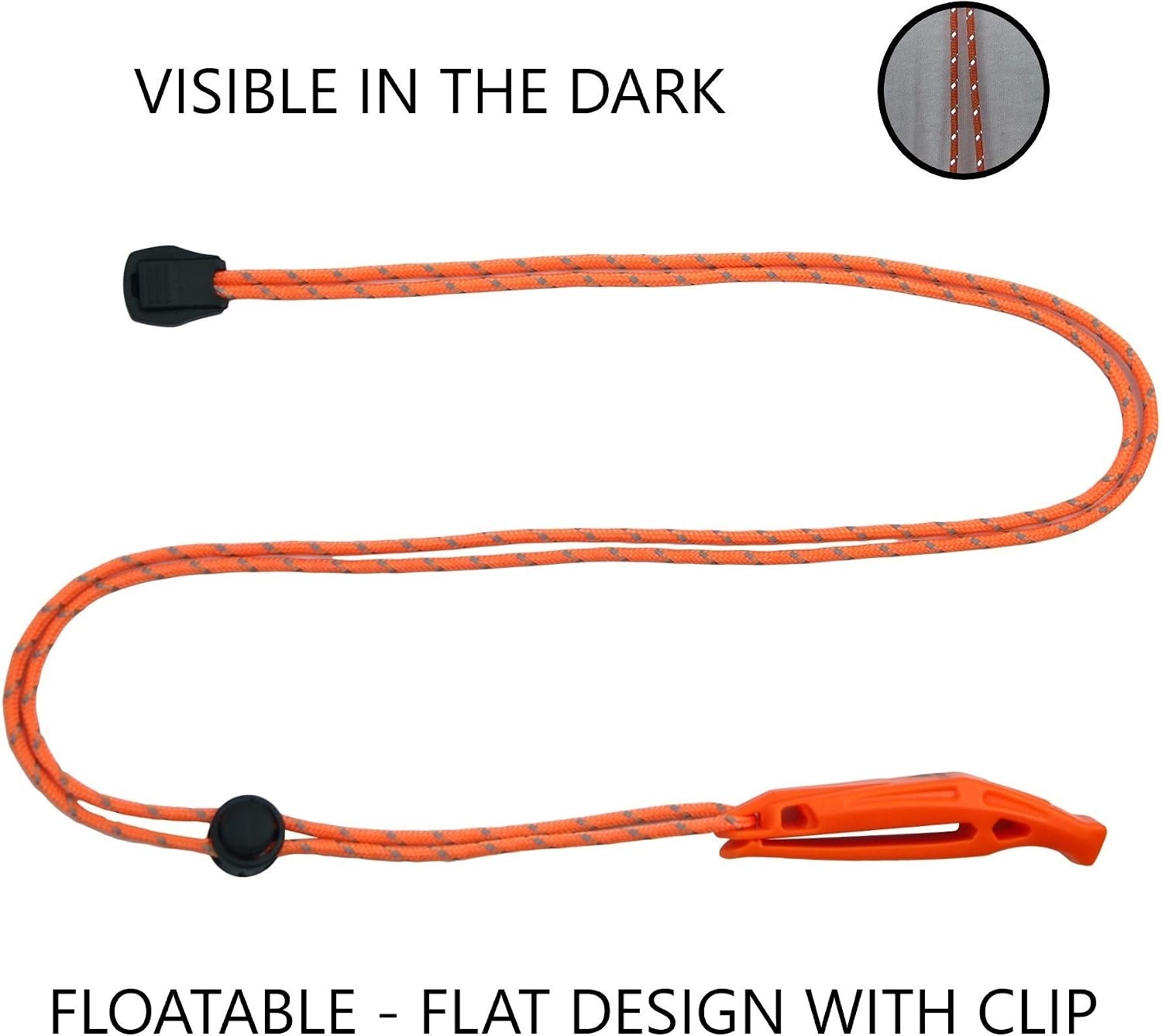 LuxoGear Emergency Whistles with Lanyard Safety Whistle Survival Shrill Loud Blast for Kayak Life Vest Jacket Boating Fishing Boat Camping Hiking