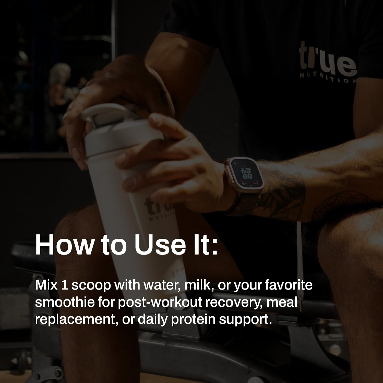 True Nutrition Whey Protein Isolate, Unflavored, 1lb | Cold-Filtered, 30g Protein per Serving, Unsweetened, No Additives, Keto, Gluten Free, Lactose Free, Non-GMO