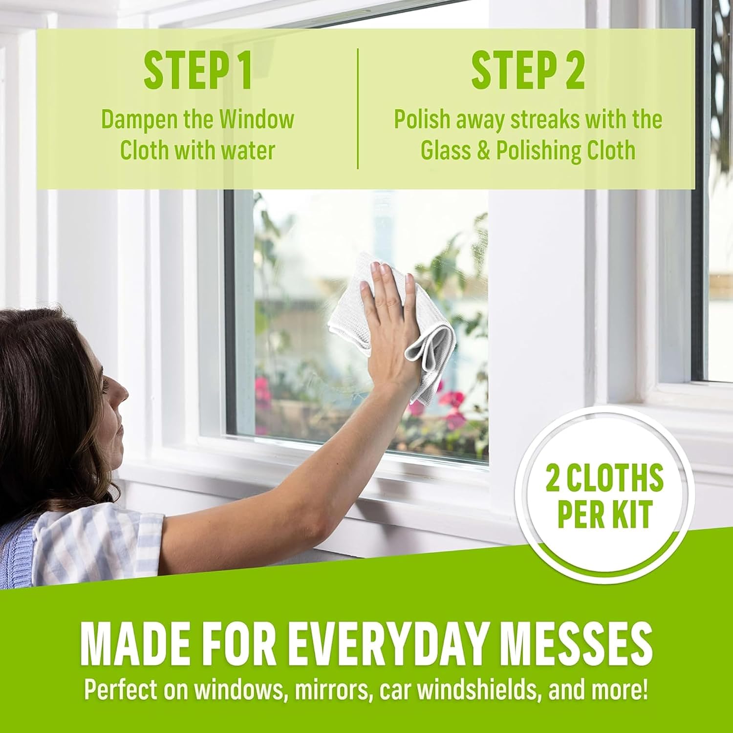 E-Cloth Window and Glass Cleaner Kit, Just Add Water - 1 Kit