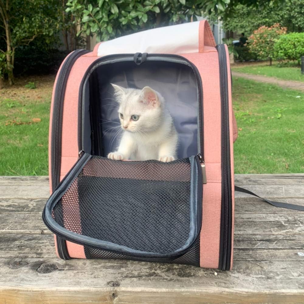Texsens Innovative Traveler Bubble Backpack Pet Carriers for Cats and Dogs