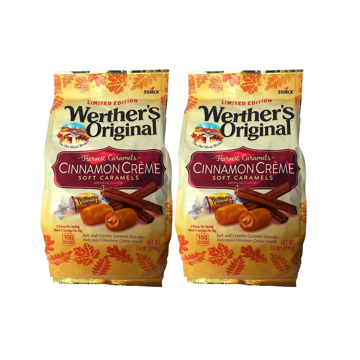 Werther's Original Caramel Coffee Hard Candy - Individually Wrapped Hard Candies for Halloween, Parties, or Snacks - 2.65 oz Bags (Pack of 3)