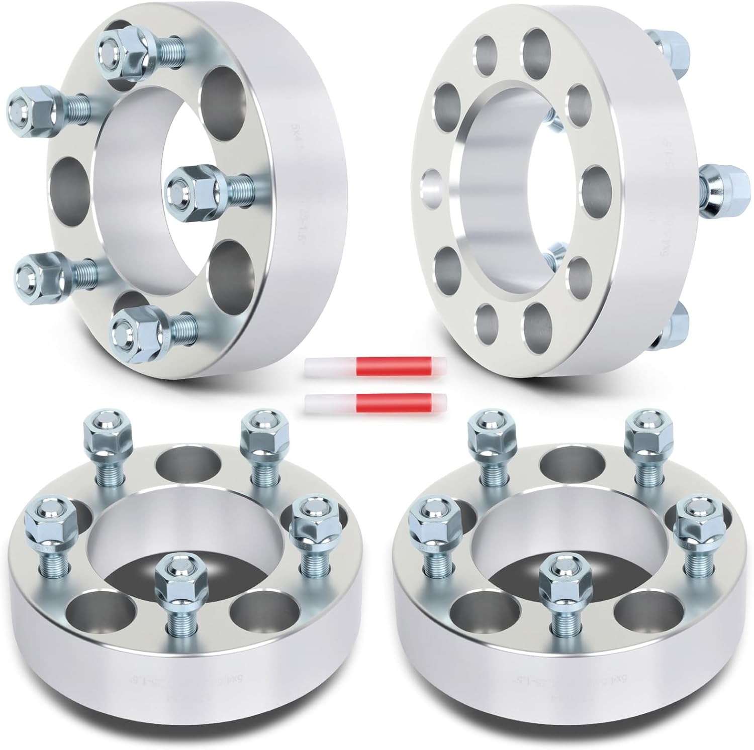 SCITOO 1.5" Wheel Spacers 5x4.5 Fit for NISSAN for Pathfinder 4Pcs Silver
