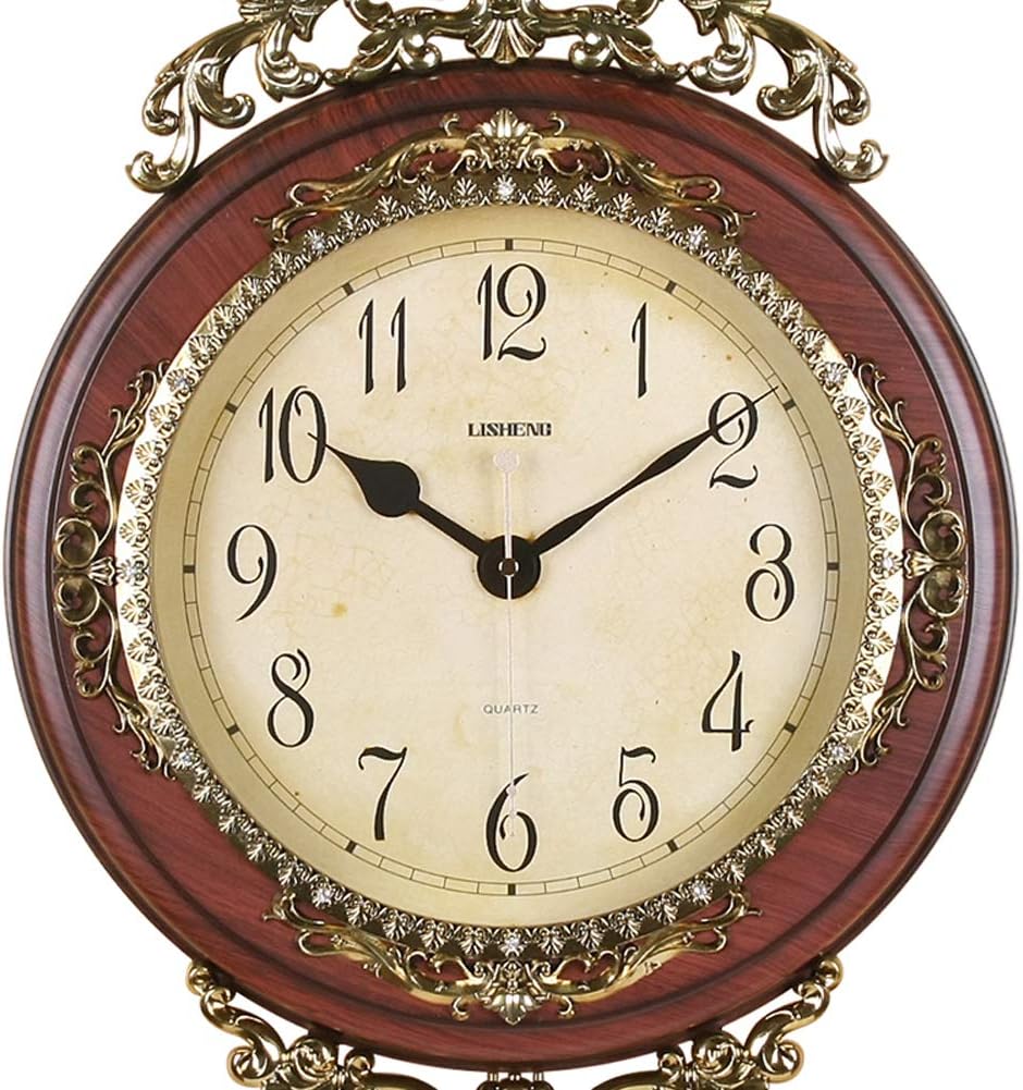 SHISEDECO 29.5" Large Vintage Antique Grandfather Pendulum Wall Clock, Blue
