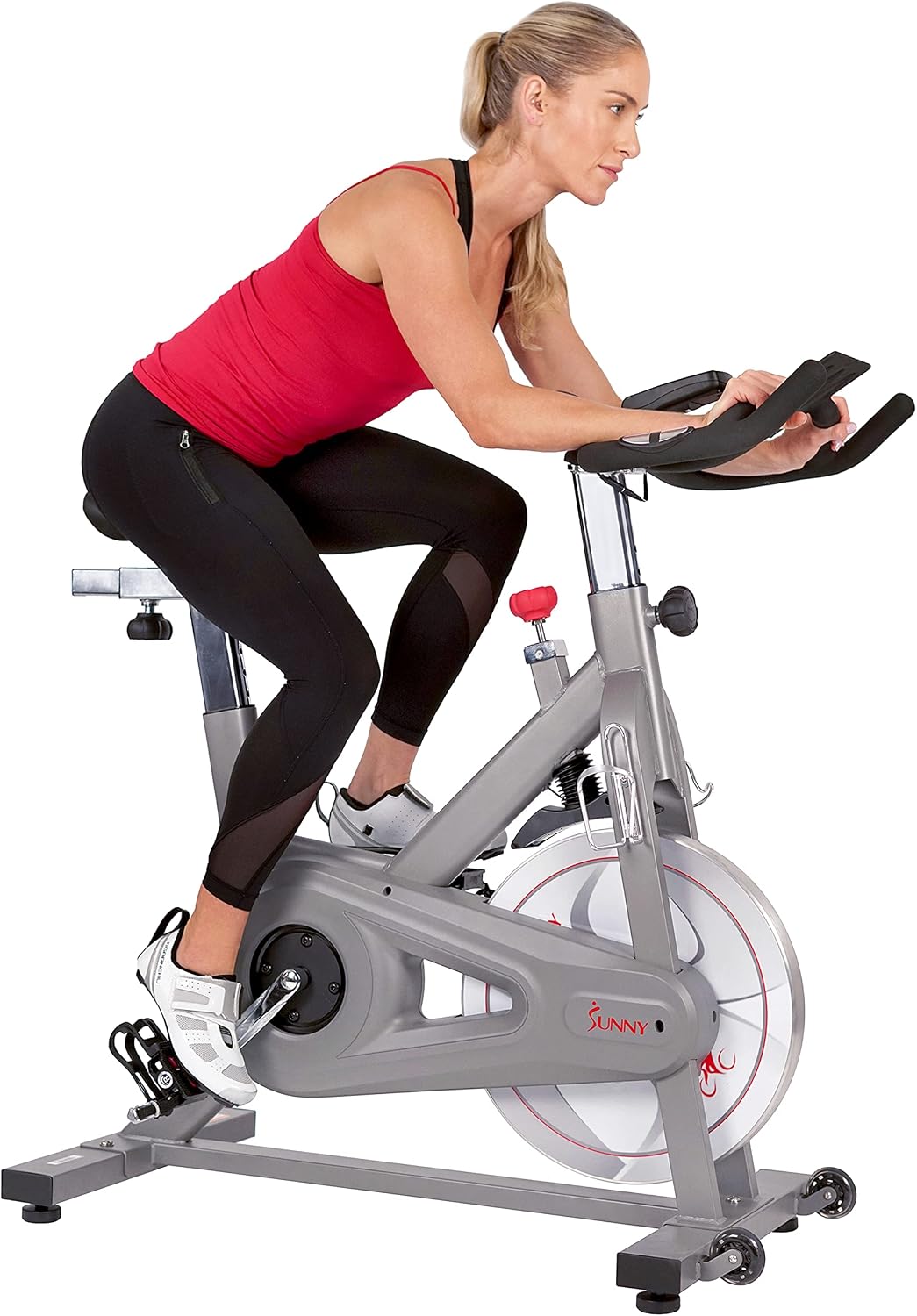 Sunny Health & Fitness Magnetic Exercise Bike for Indoor Cycling