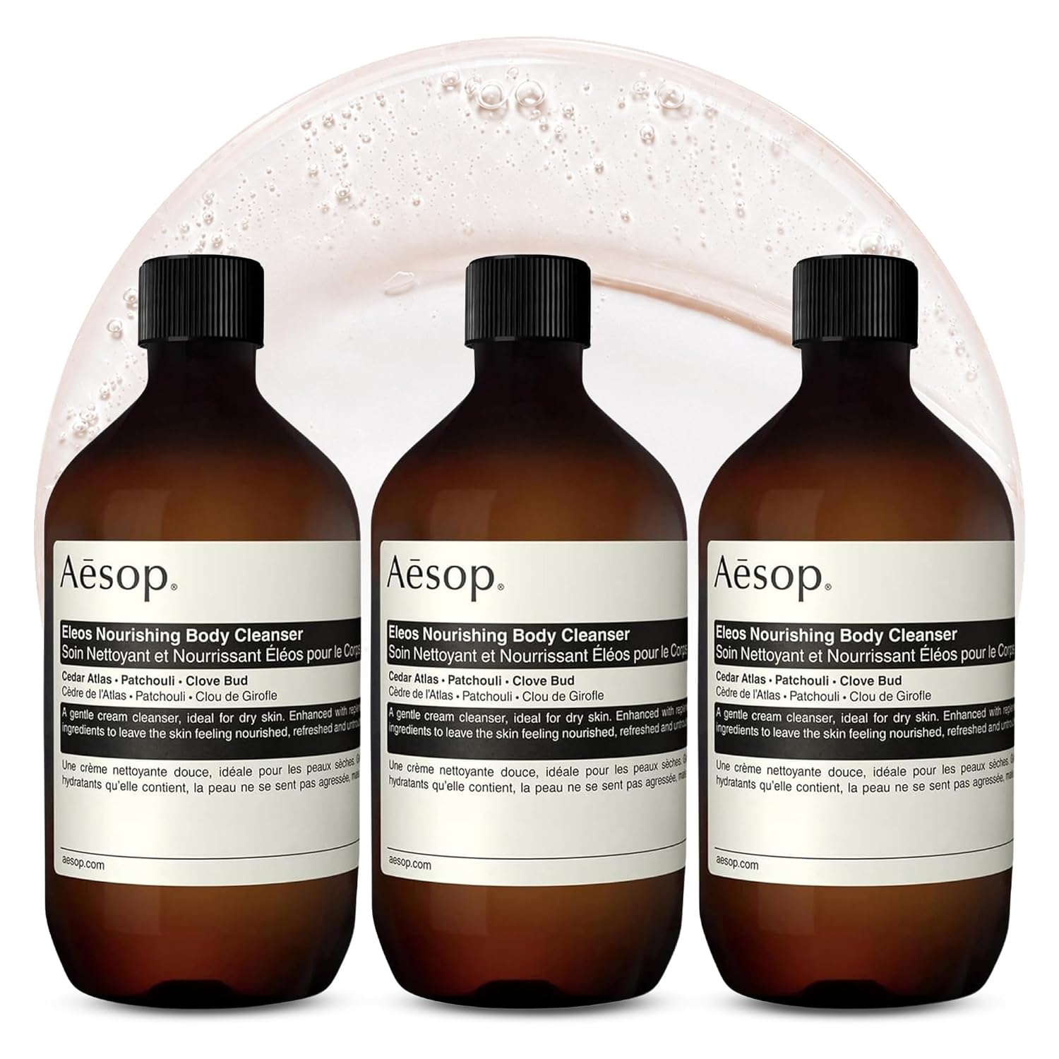 Aesop Geranium Leaf Body Cleanser | Gentle Shower Gel with Geranium, Mandarin and Bergamot Essential Oil Blend to Refresh & Balance Skin | 500 mL / 16.9 oz