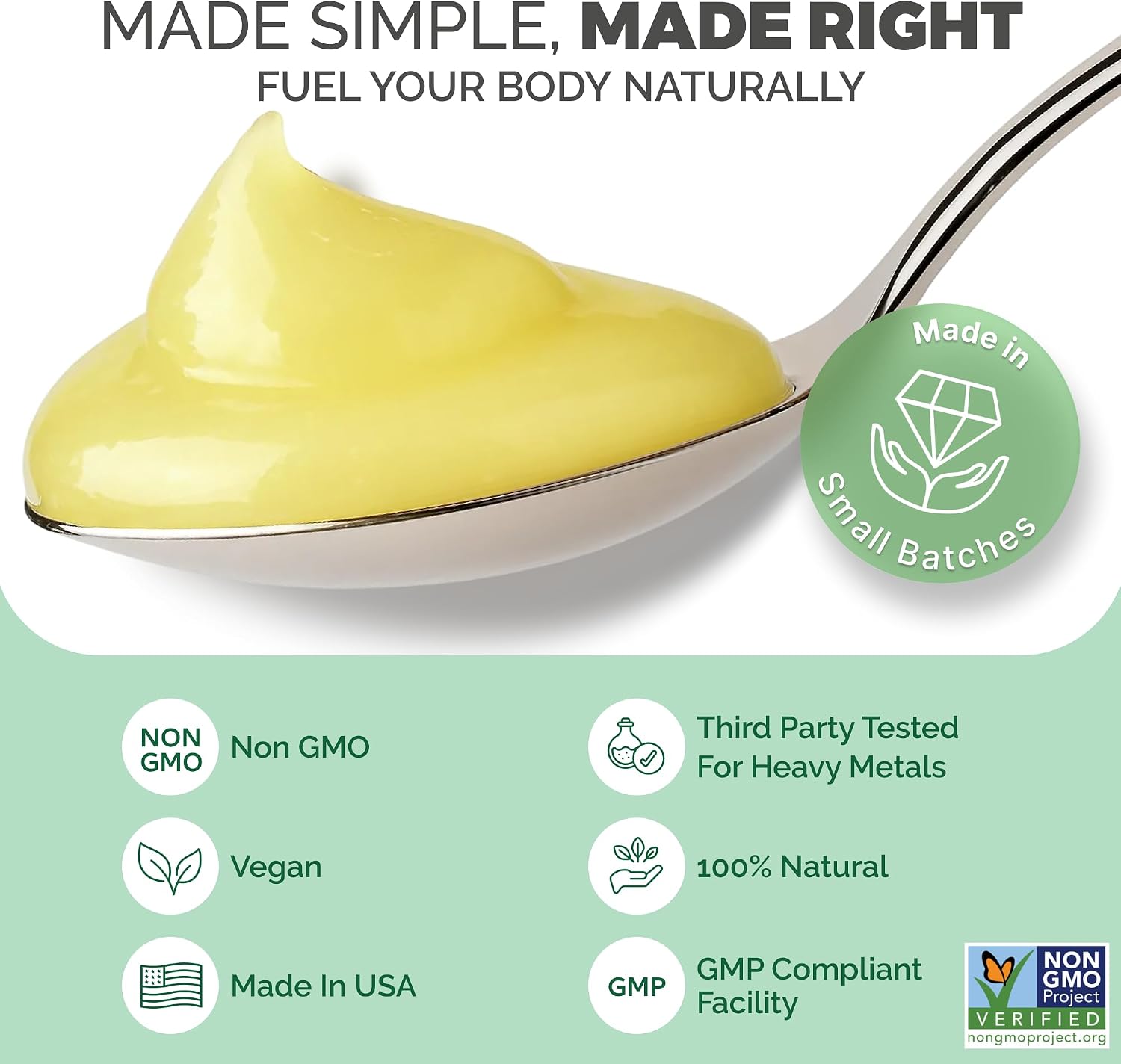 EverSmith Organics Wildcrafted Irish Sea Moss Gel, Mango Pineapple, 1 Jar