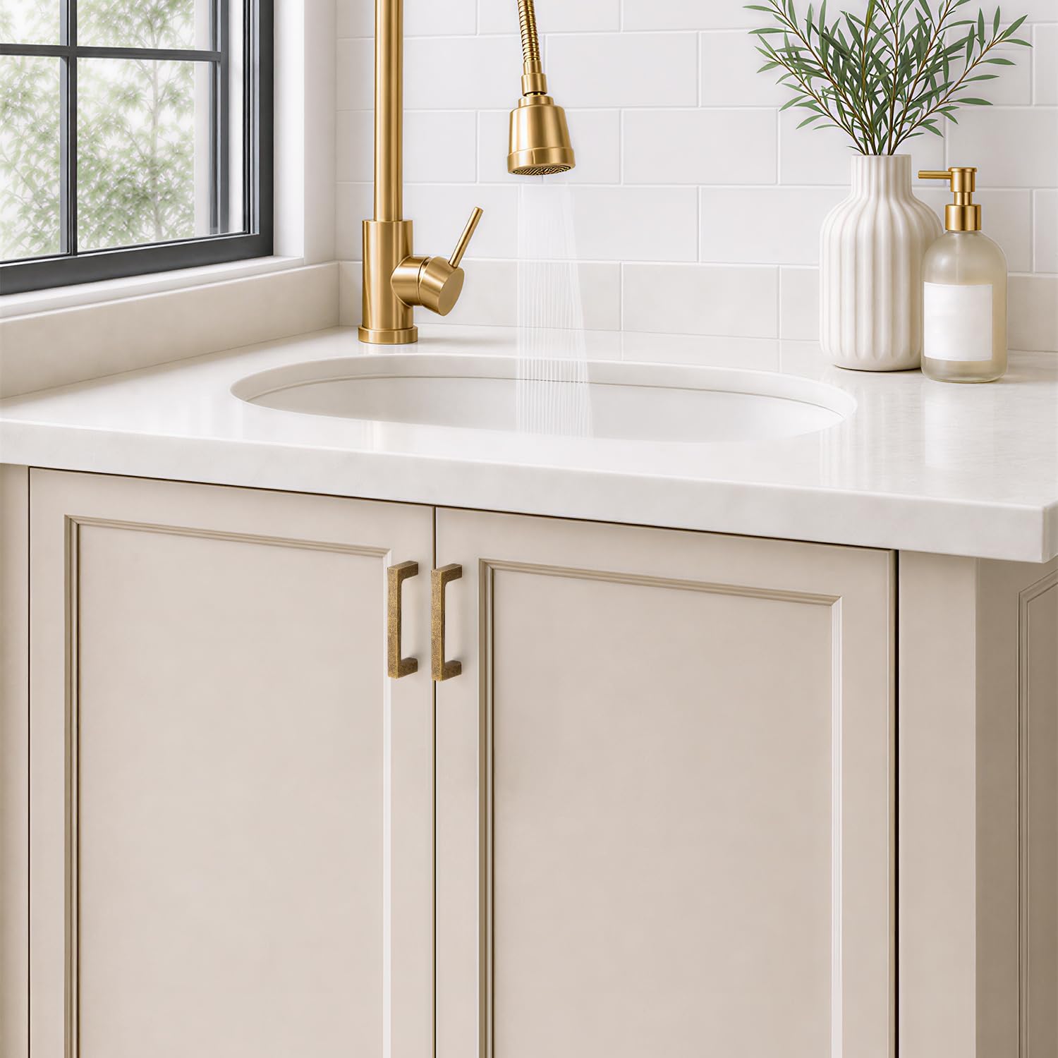 Ravinte Matte Black Kitchen Cabinet Handles 3 Inch Pulls 10 Pack