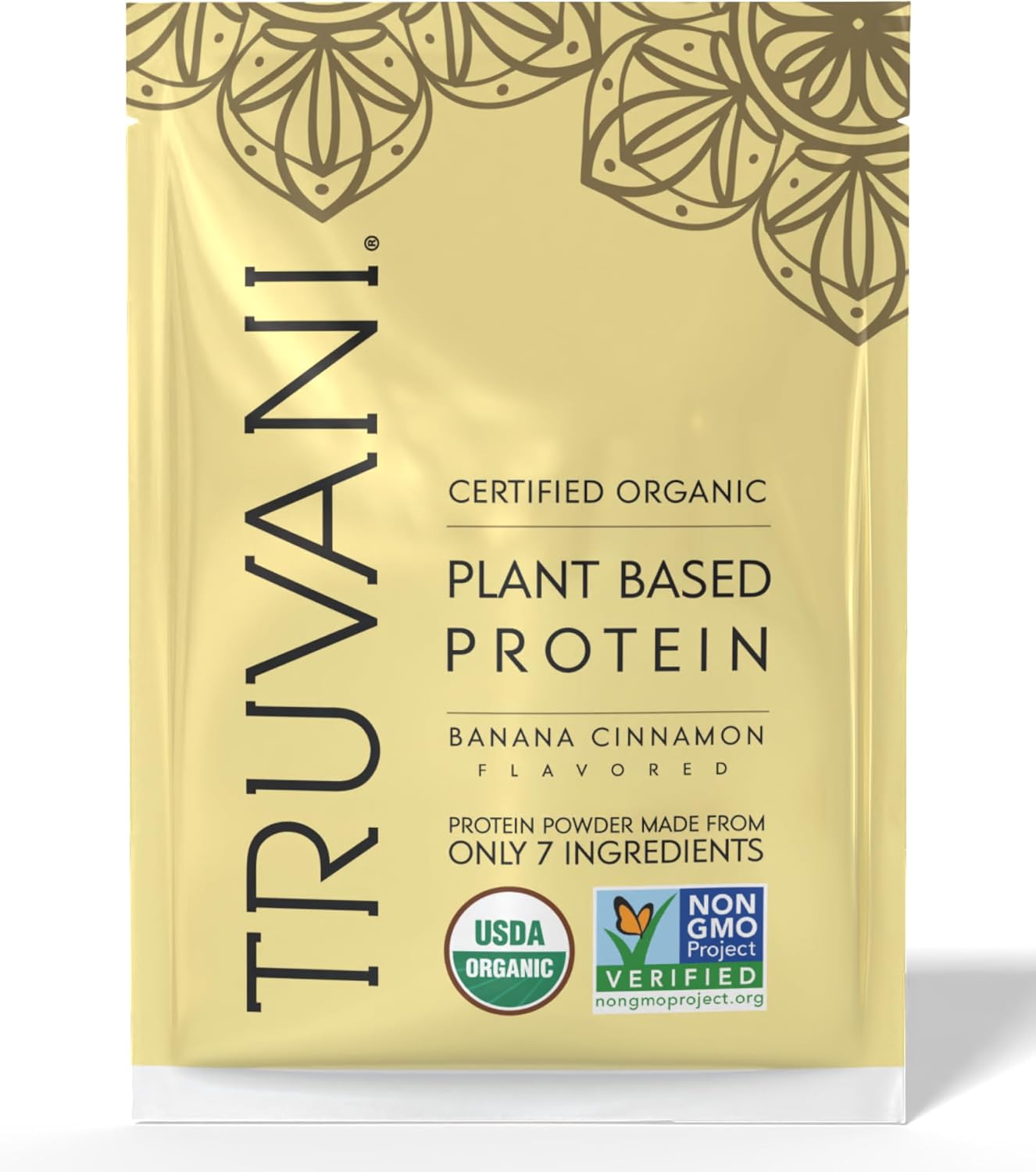 Truvani Organic Plant Based Protein Powder | Chocolate | 1 Serving