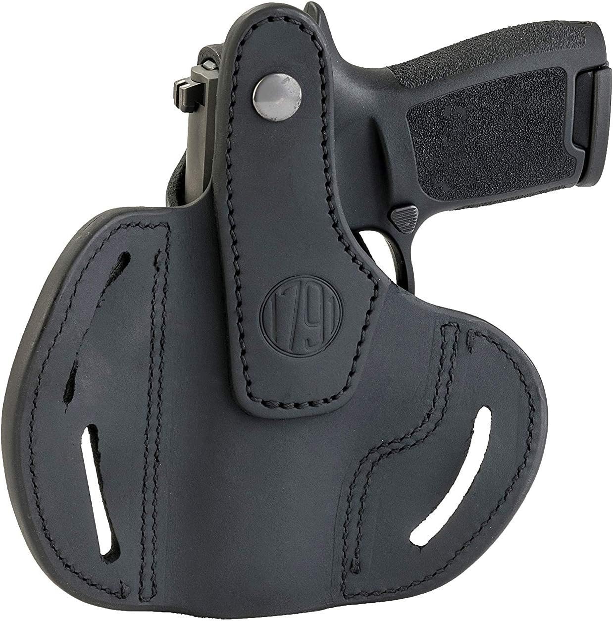 1791 Thumb Break Holster Fits Sig P320 Carry, X-Carry, P229, P320c, M11-A1 | Right-handed OWB gun holster also fits Sig Sauer M18, P250, Springfield XDMc and XDM 3.8