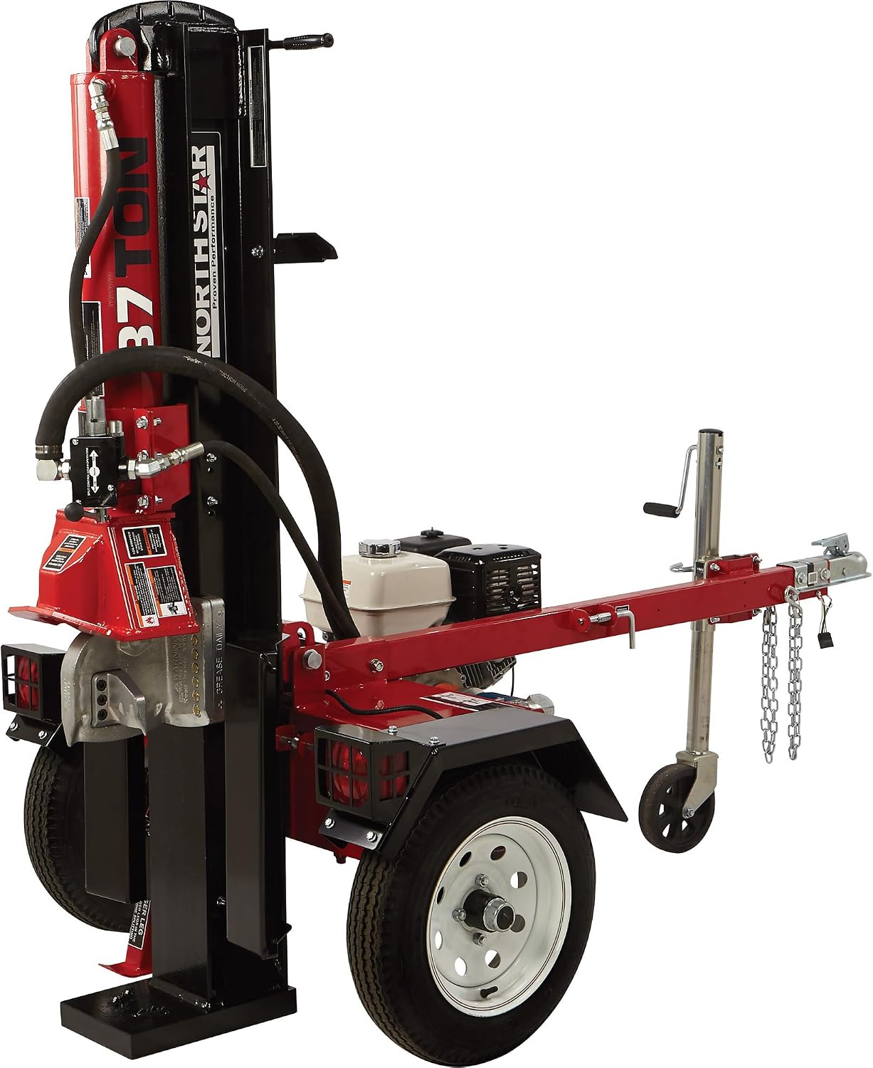 NorthStar Deluxe Horizontal/Vertical Log Splitter - 37-Ton Ram Force, 389cc Honda GX390 Engine