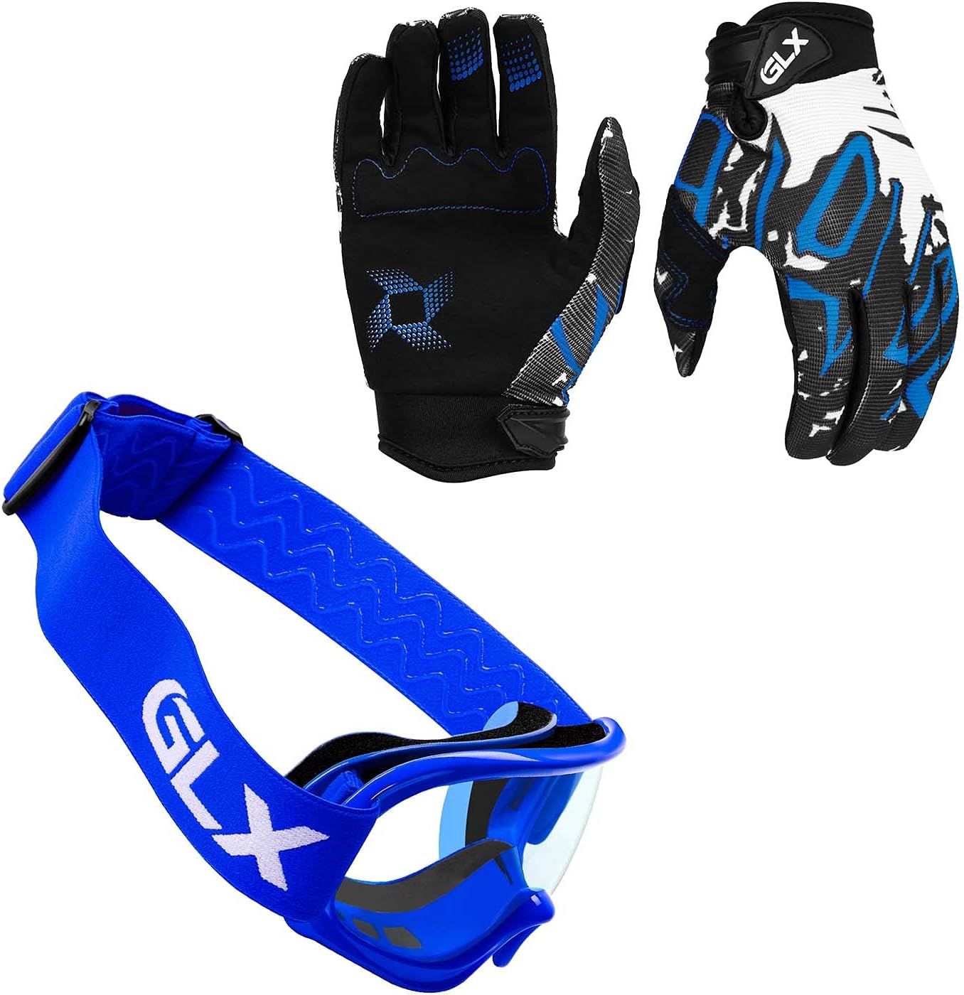 GLX GX623 Youth ATV & Dirt Bike Helmet Combo, DOT | Adult-Level Safety for Kids: Premium, full-grown protection engineered into a comfortable, youth-sized package