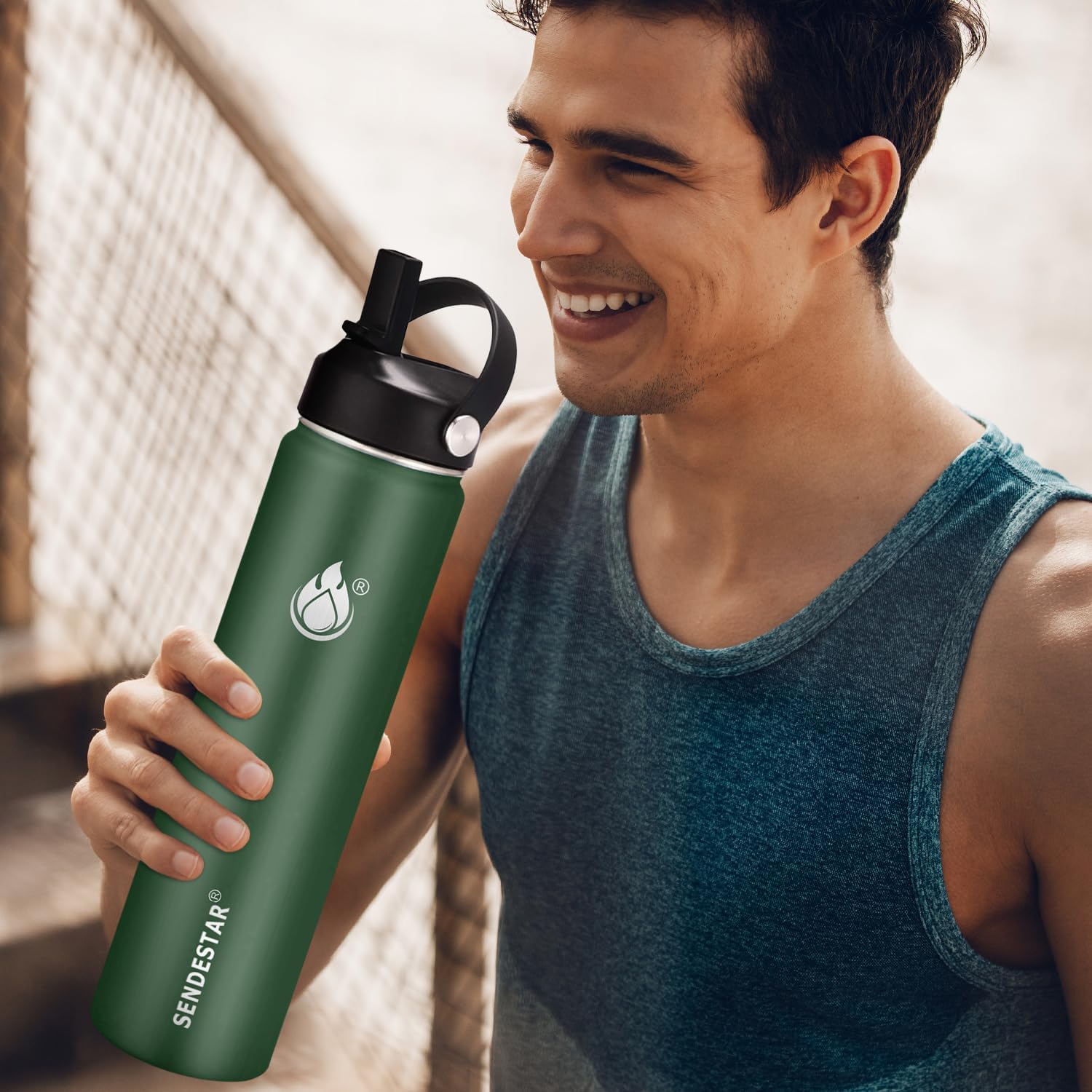 SENDESTAR Insulated Water Bottle 24 oz