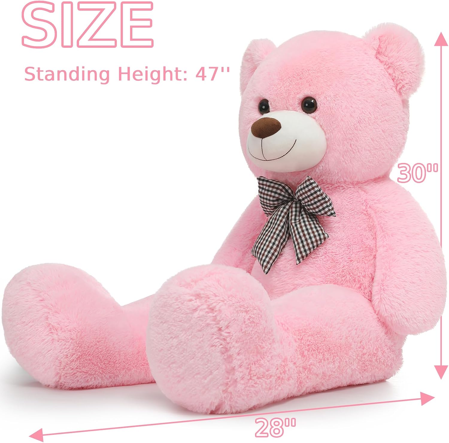 Toys Studio 47 Inch Big Teddy Bear Giant Stuffed Animal for Girls