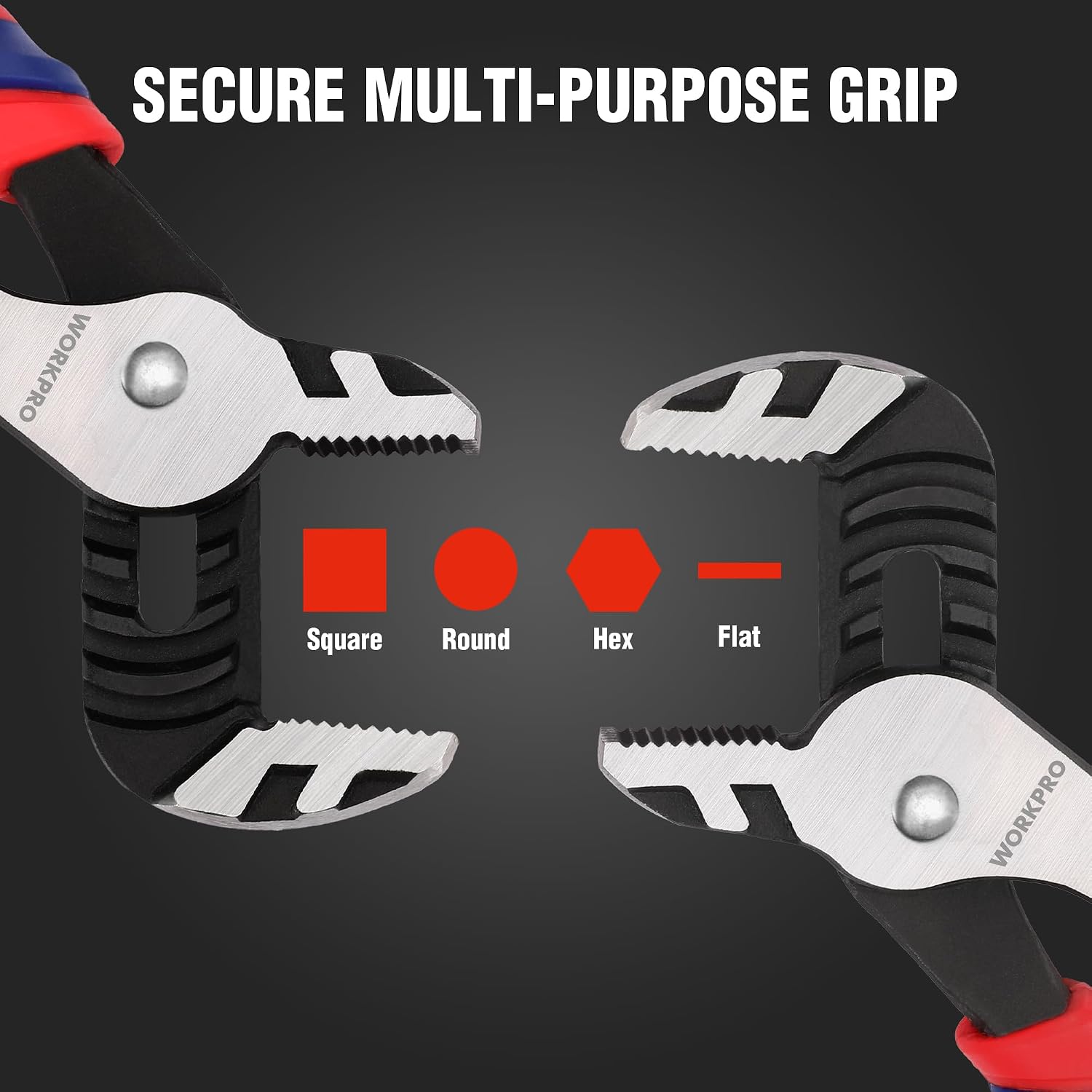 WORKPRO 3 Piece Groove Joint Plier Set