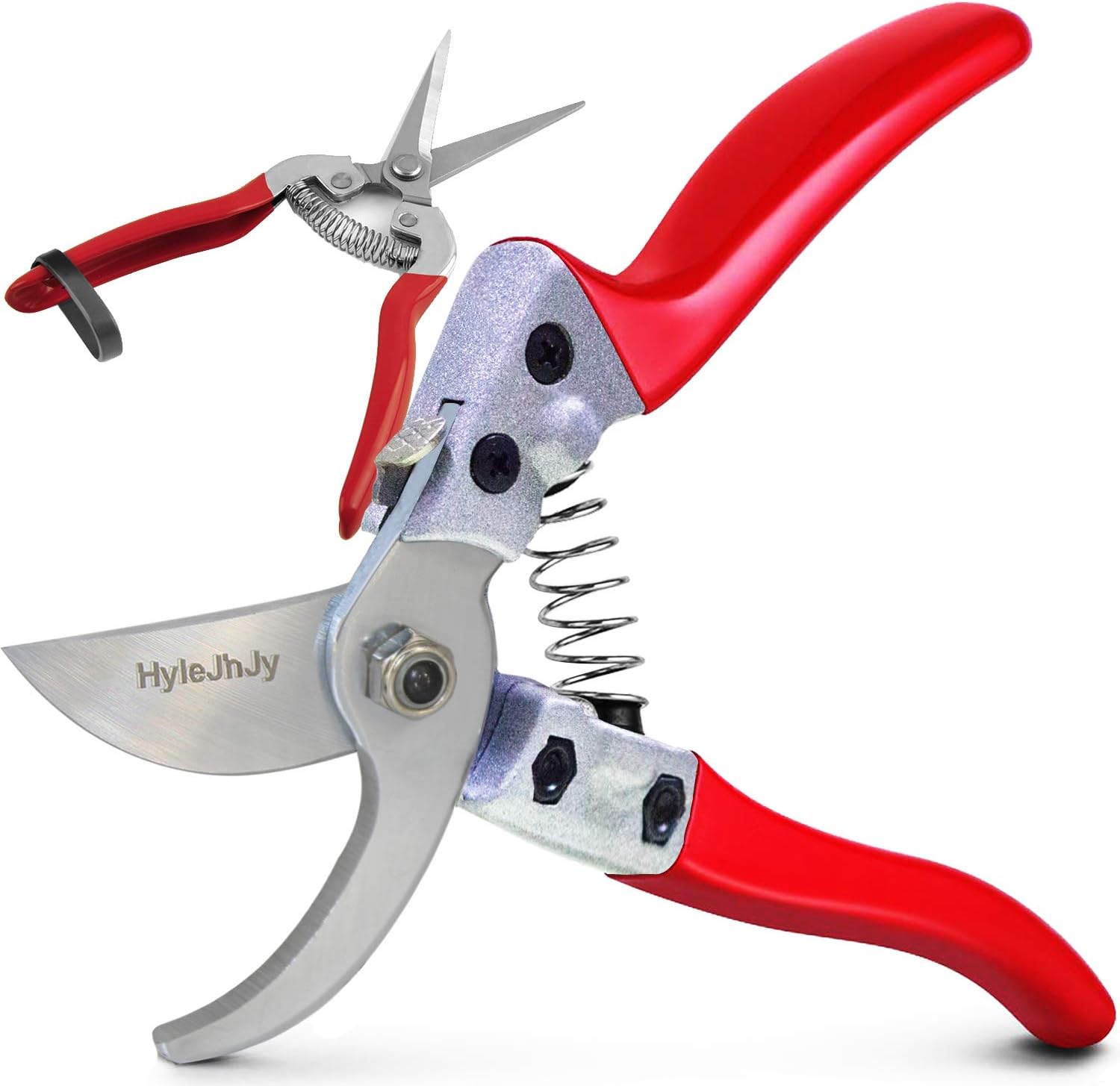 Pruning Shears with Stainless SK5 Steel Blades+Straight Tip Gardening Shears Garden Shears Garden Clippers Florist Scissors Hand Pruners Garden
