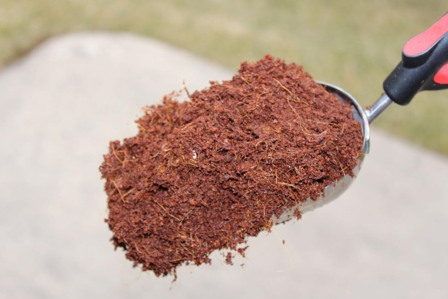 Envelor Organic Coco Coir Brick 10 Lbs. Coir Block Coconut Fiber Growing Medium Potting Soil Mix Coco Peat Media Coir Pith Indoor Outdoor Planters Vegetable Garden Beds